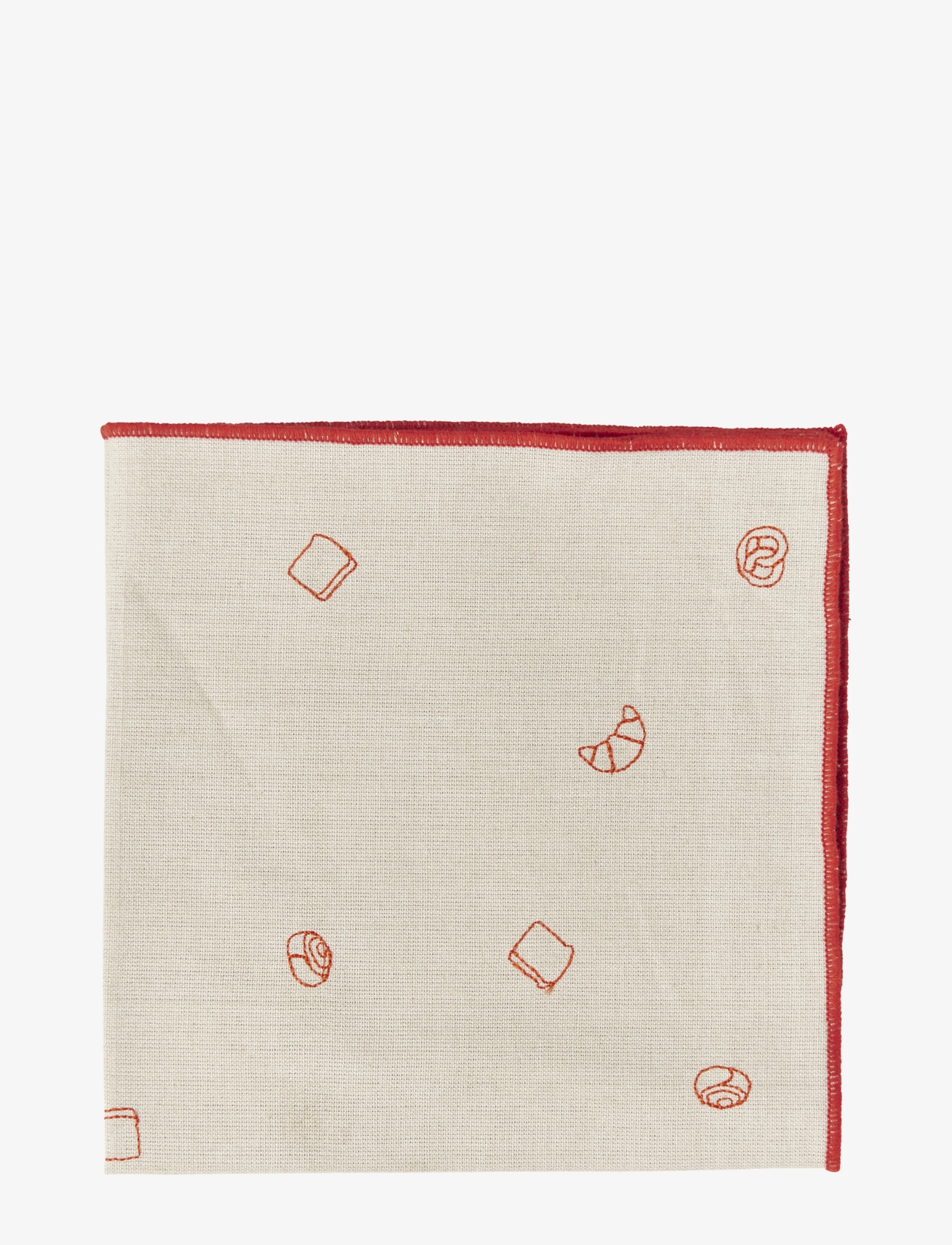Broste Copenhagen - Bread Napkin - pumpkin orange - 1
