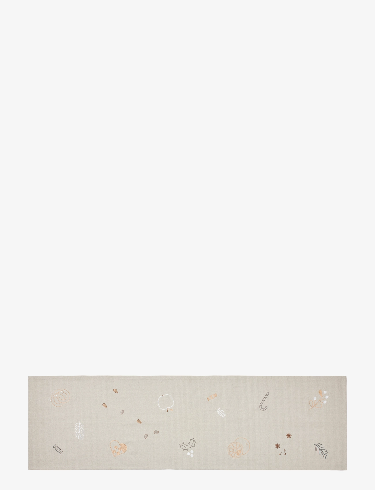 Broste Copenhagen 0 - Tekstiler - LIGHT WARM GREY/BEIGE / beige