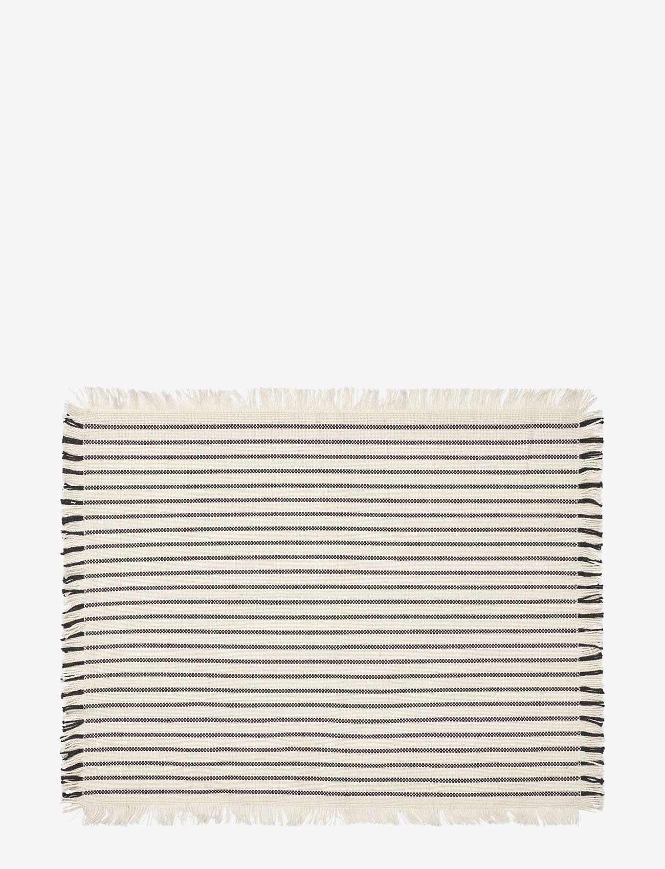 Broste Copenhagen - Elouise Placemat - Įsigykite pagal kainą - off white/black - 0