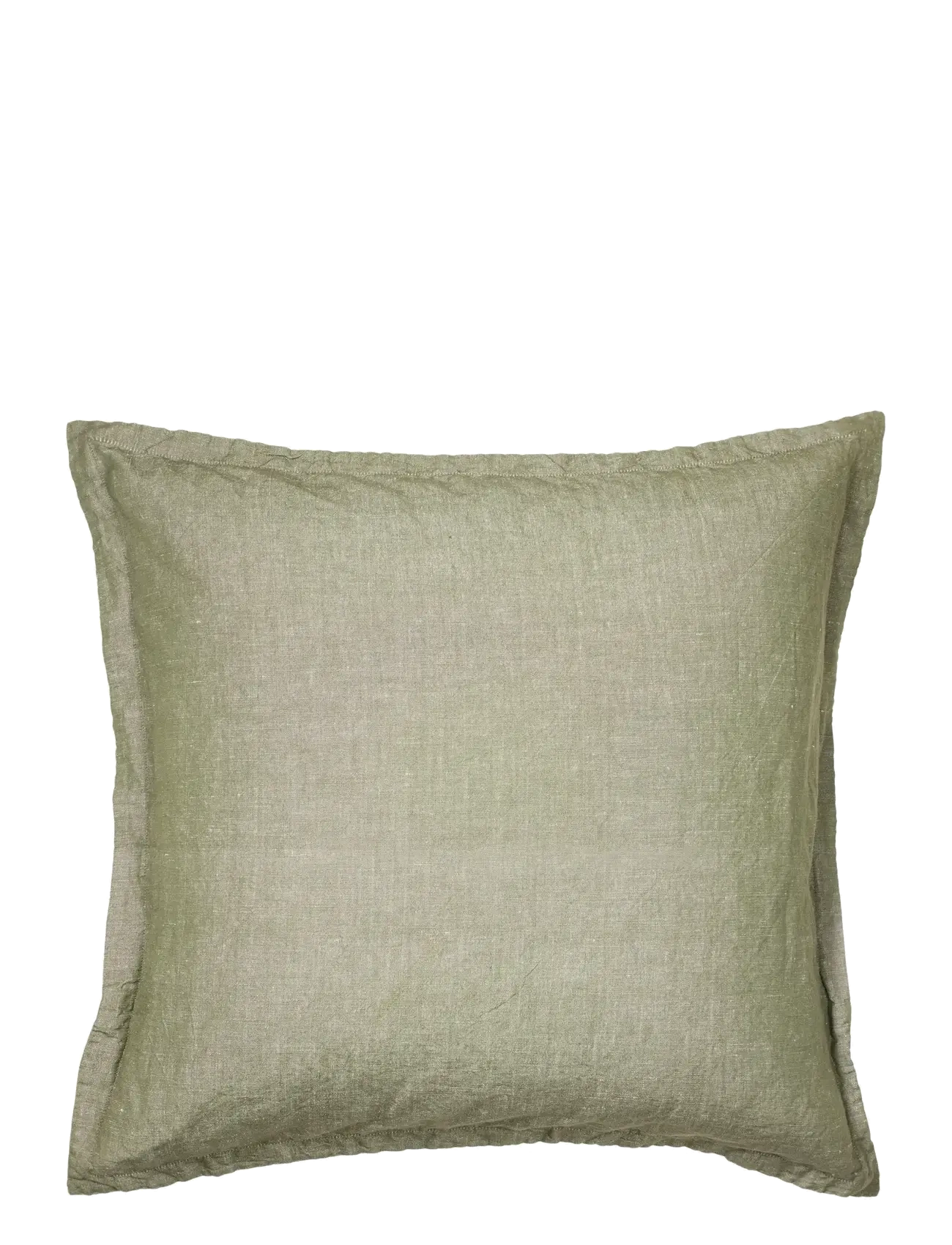 Broste Copenhagen Linn Cushion Cover - Valentinipäev - GRAPE LEAF GREEN / green