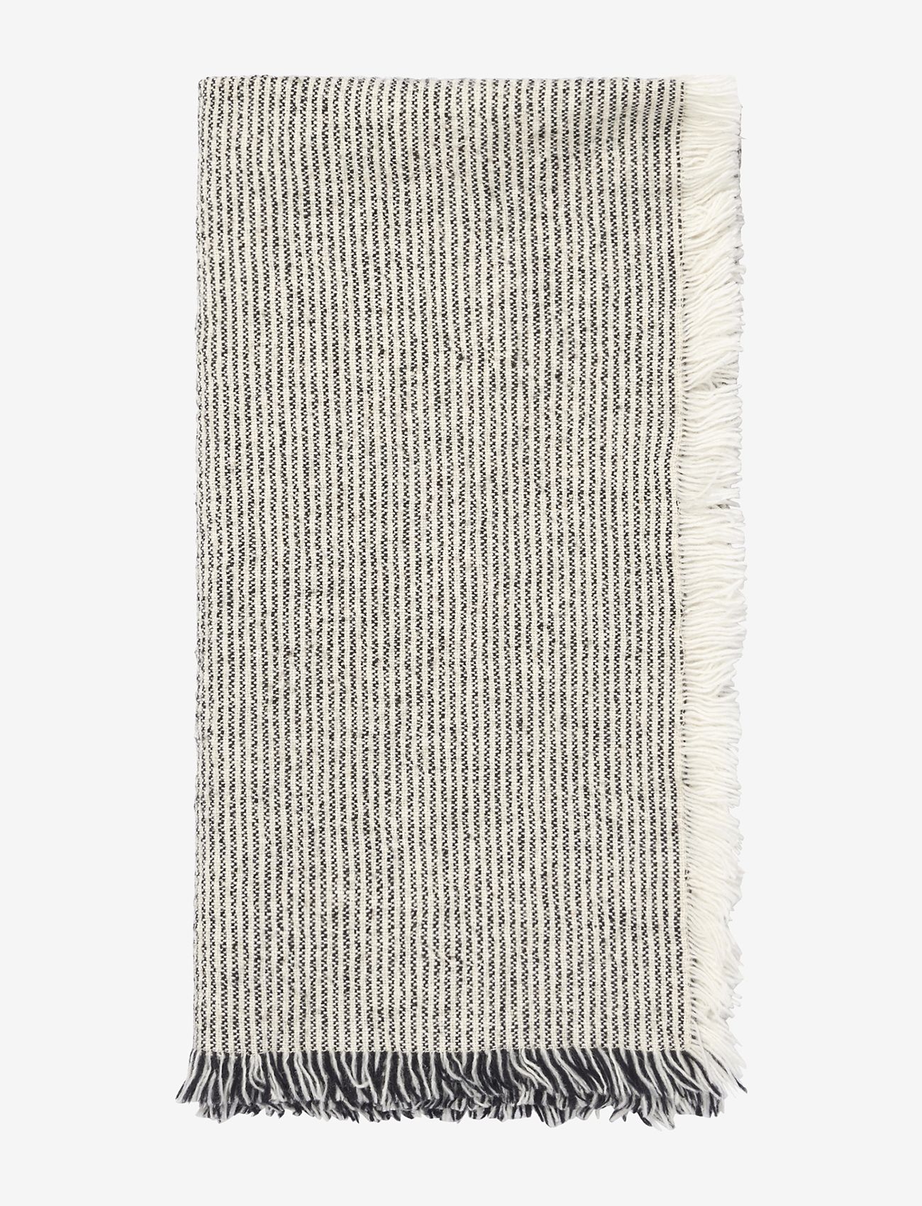 Broste Copenhagen - Elouise Napkin - stoffservietten - black/off white - 1