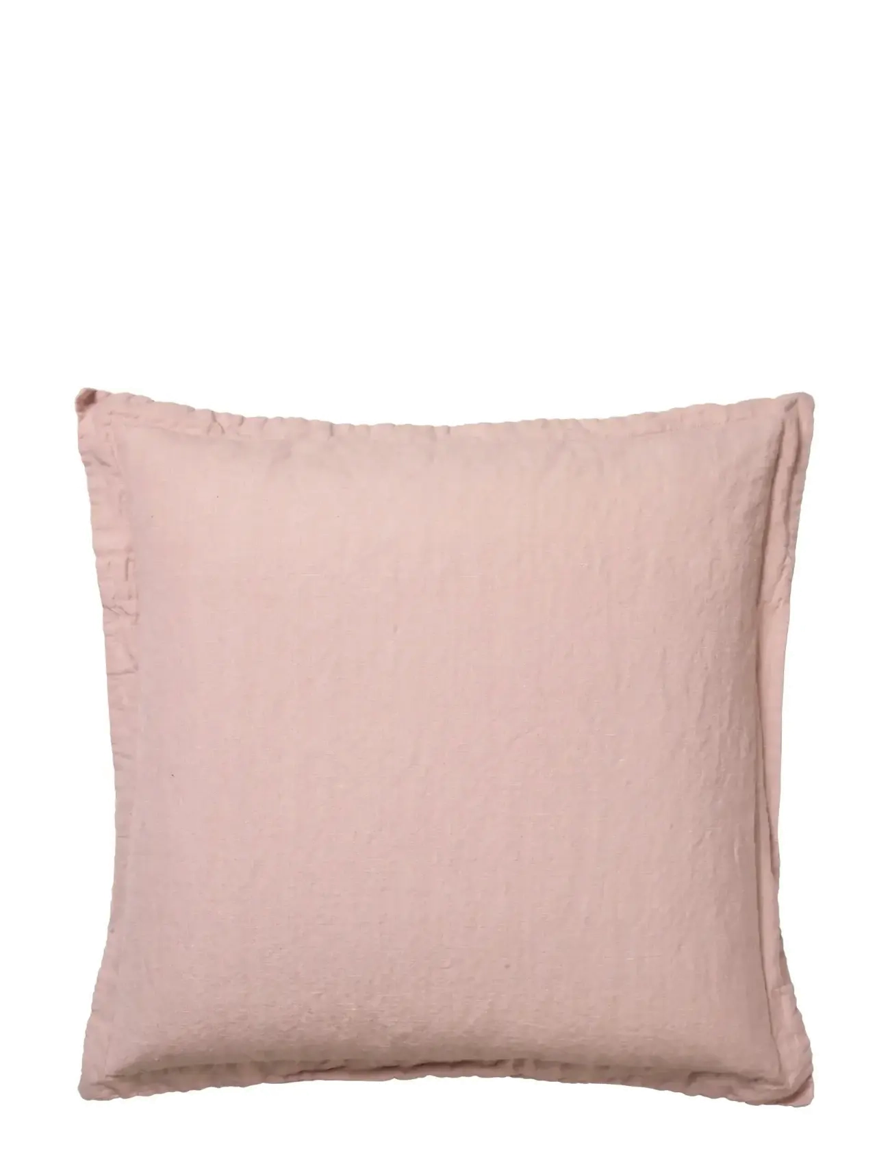 Broste Copenhagen Linn Cushion Cover - Tekstiler - MAUVE PINK / pink/rose