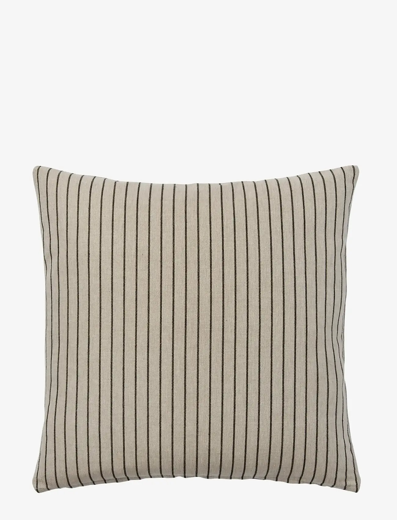 Broste Copenhagen - Karen Cushion Cover - köp efter pris - light beige/black - 0