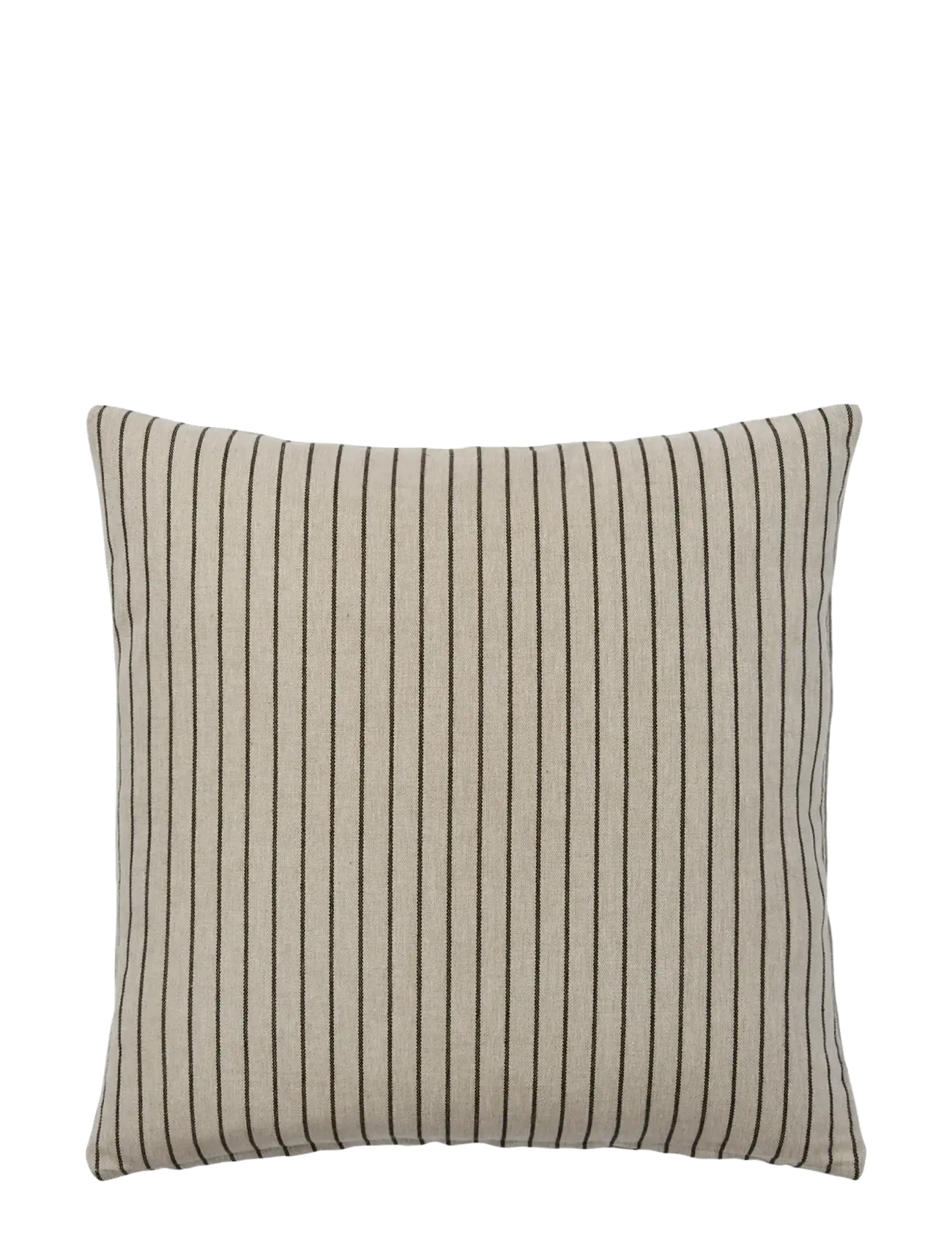 Broste Copenhagen Karen Cushion Cover - Tekstiilid - LIGHT BEIGE/BLACK / beige