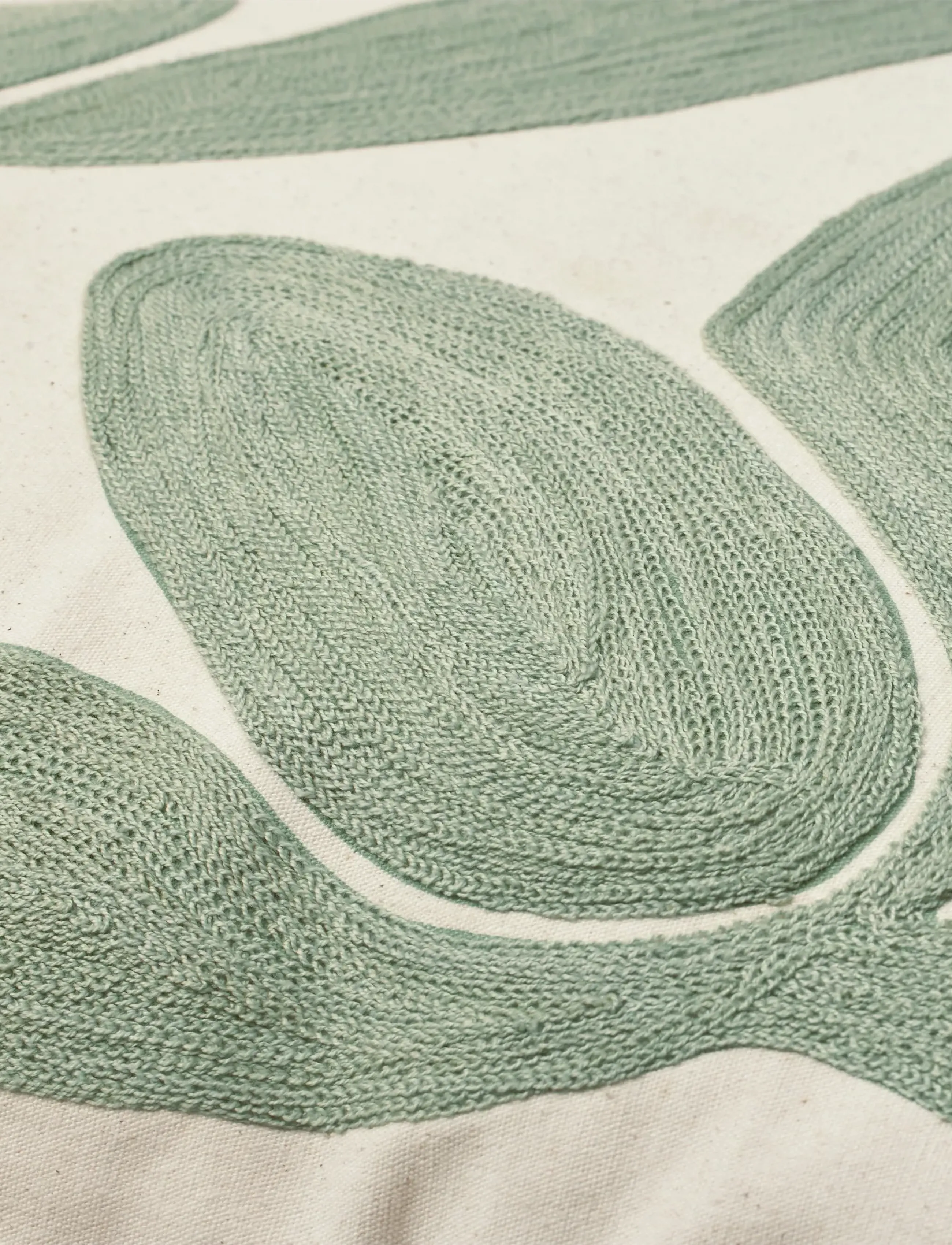 Broste Copenhagen - Herbert Cushion Cover - green - 2