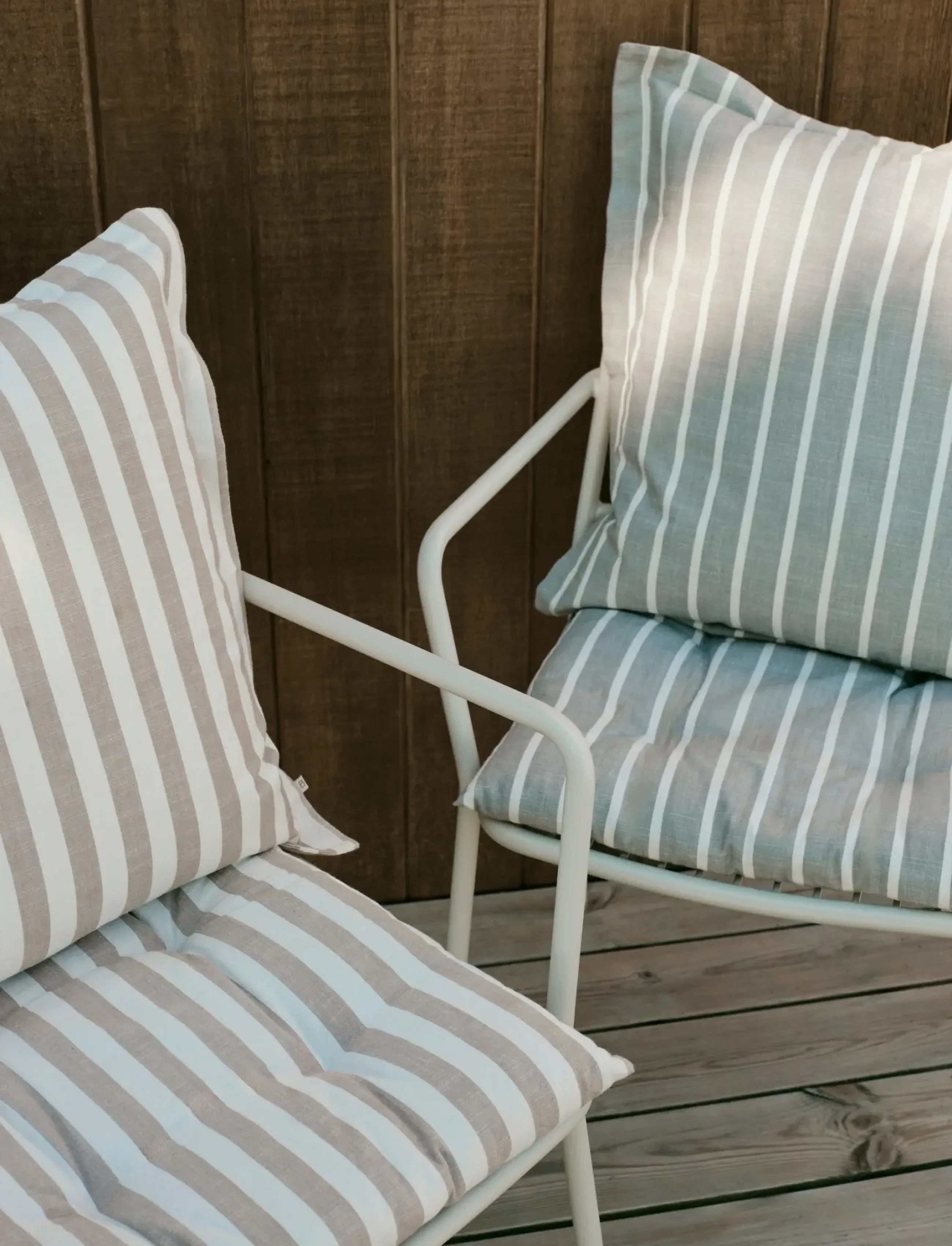 Broste Copenhagen Marta Seating Cushion, L 42 cm, Multi/patterned, Outdoor Environment > Outdoor Seating, Unisex
