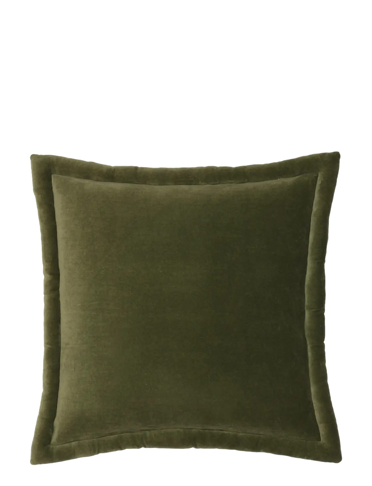 Broste Copenhagen Viola Cushion Cover - Julklappar - GREEN / green