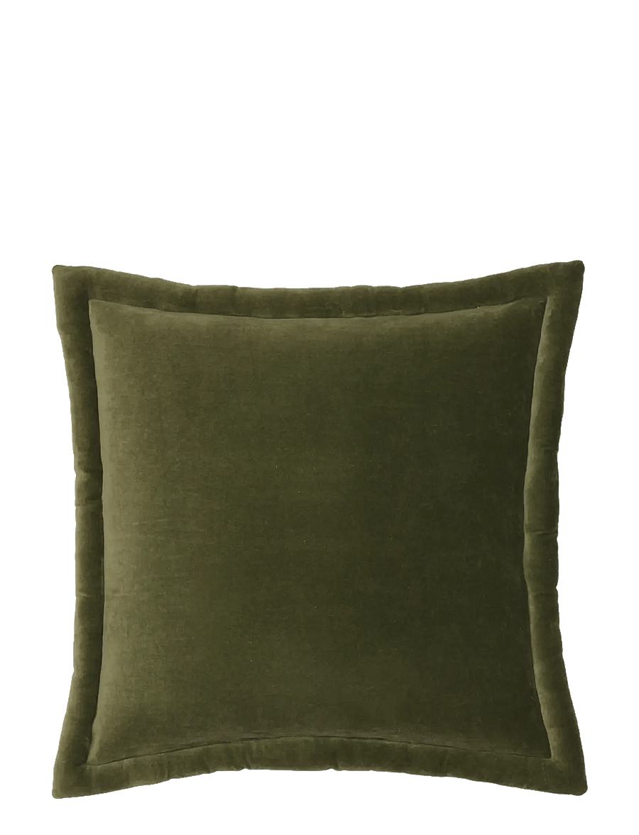 Broste Copenhagen - Viola Cushion Cover - pagalvėlių užvalkalai - green - 1
