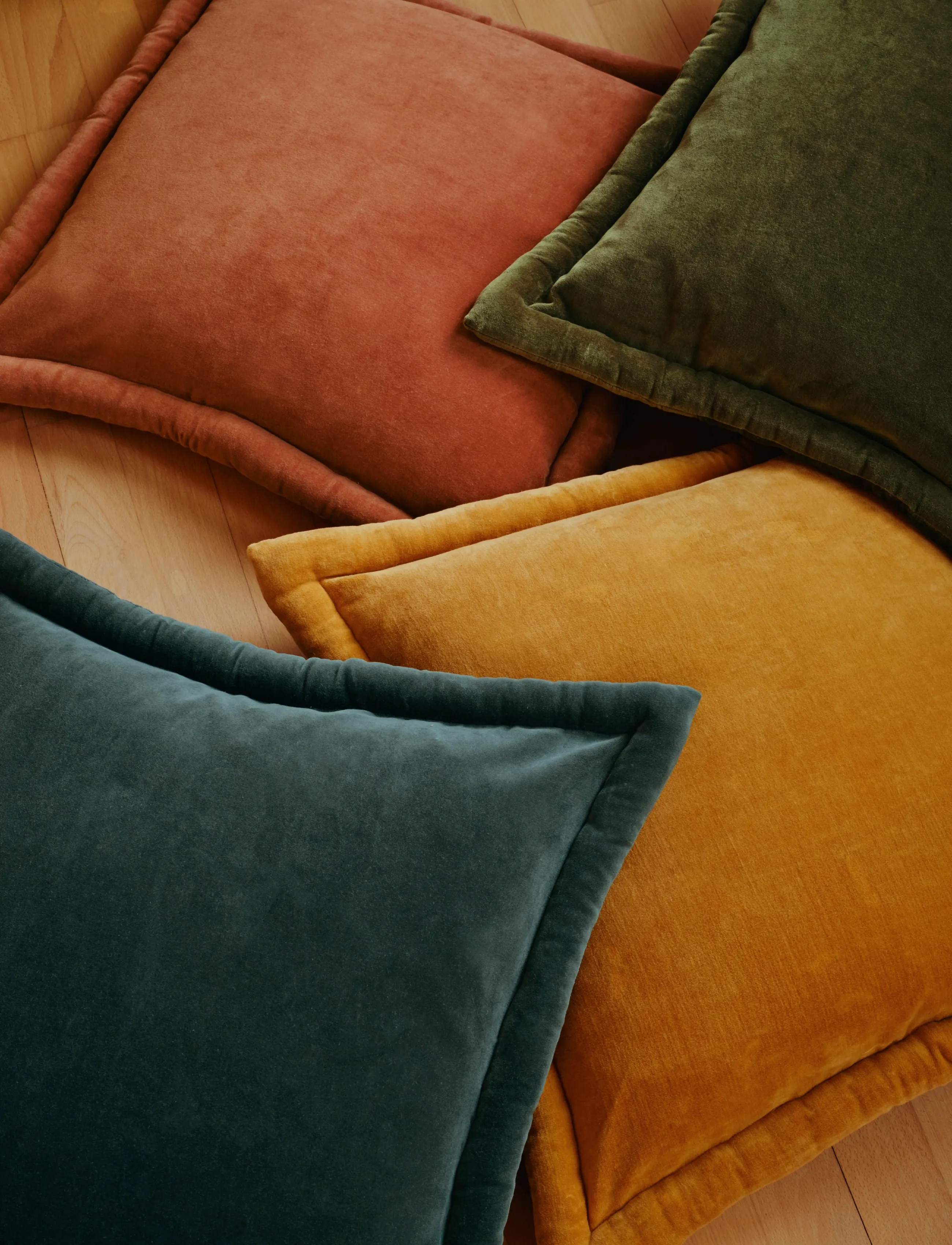 Broste Copenhagen Viola Cushion Cover, L 50 cm, Cushions & Blankets, Gelb - Covers, Homeware