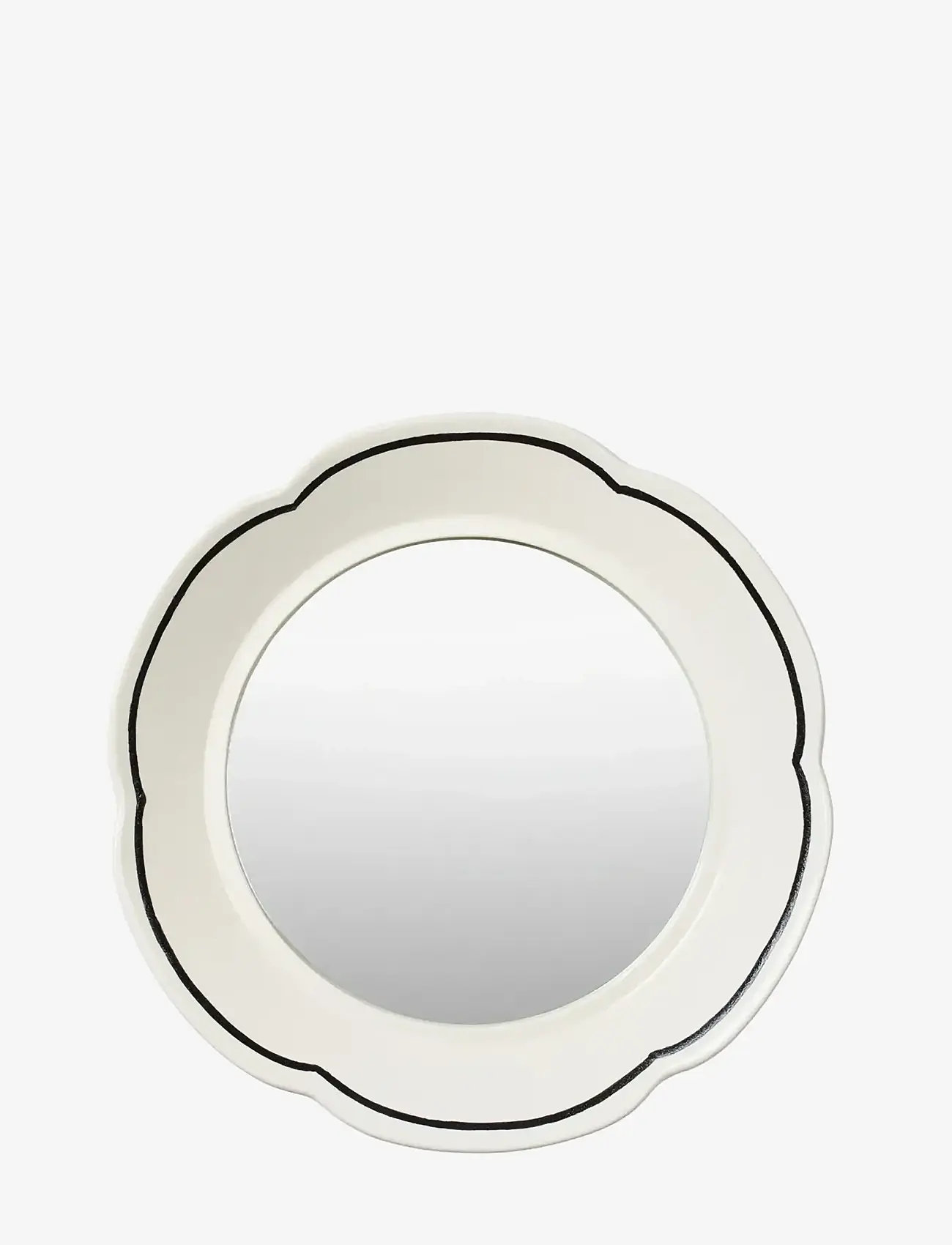 Broste Copenhagen - Hilma Mirror - off white/black - 0