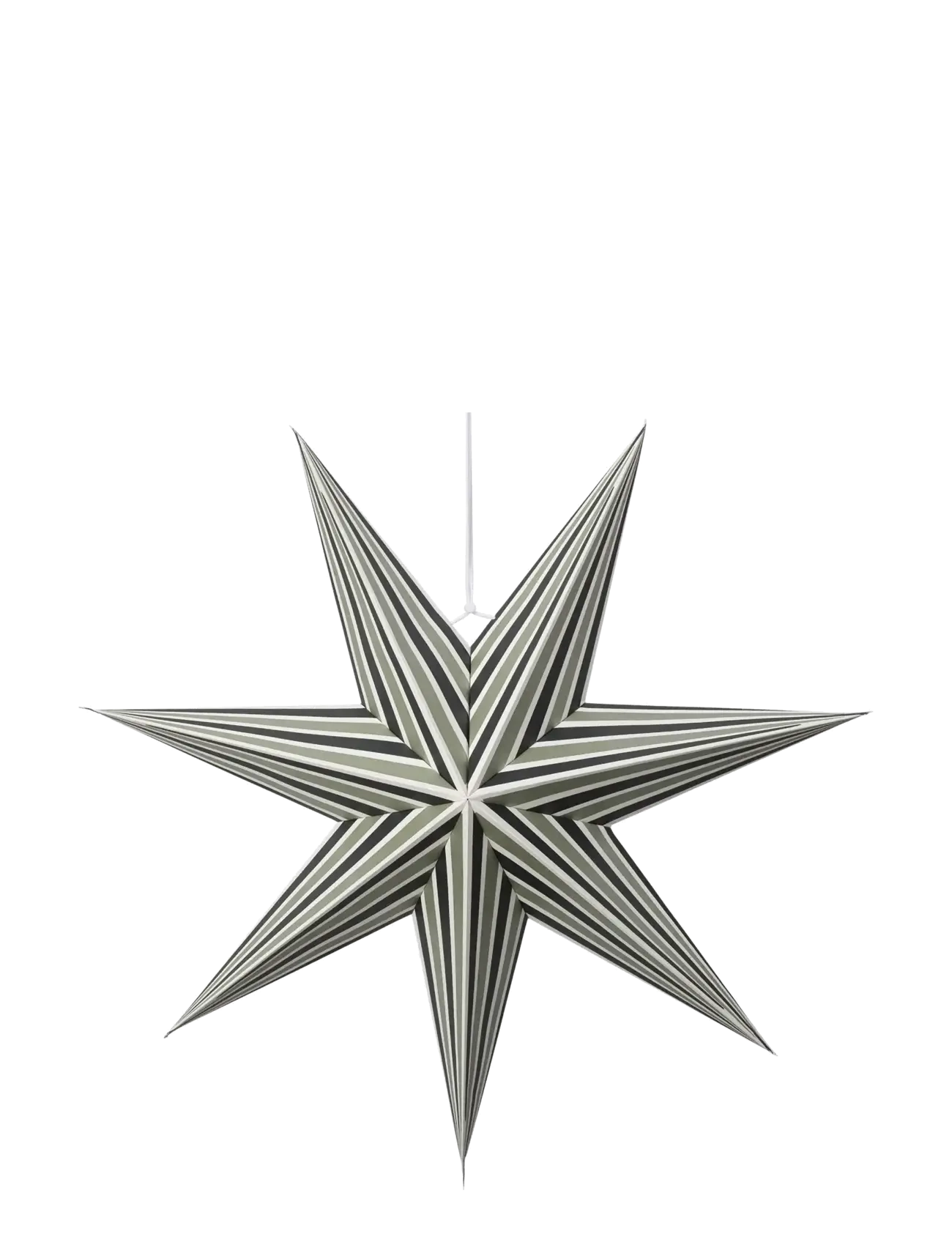 Broste Copenhagen Joy Star Ornament - Interior - DEEP FOREST/LIGHT SAGE / green