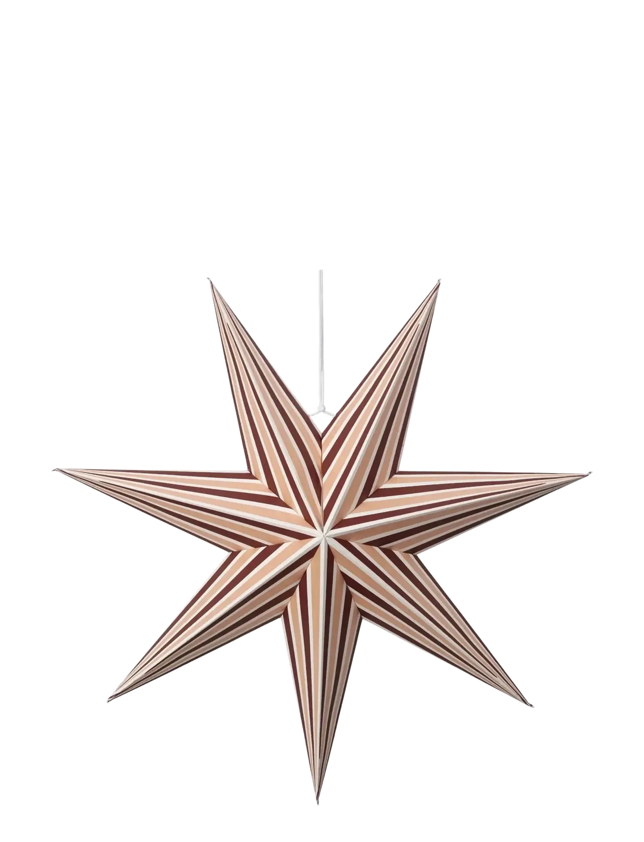 Broste Copenhagen Joy Star Ornament - Einrichtung - DEEP RED /SOFT PINK / burgundy