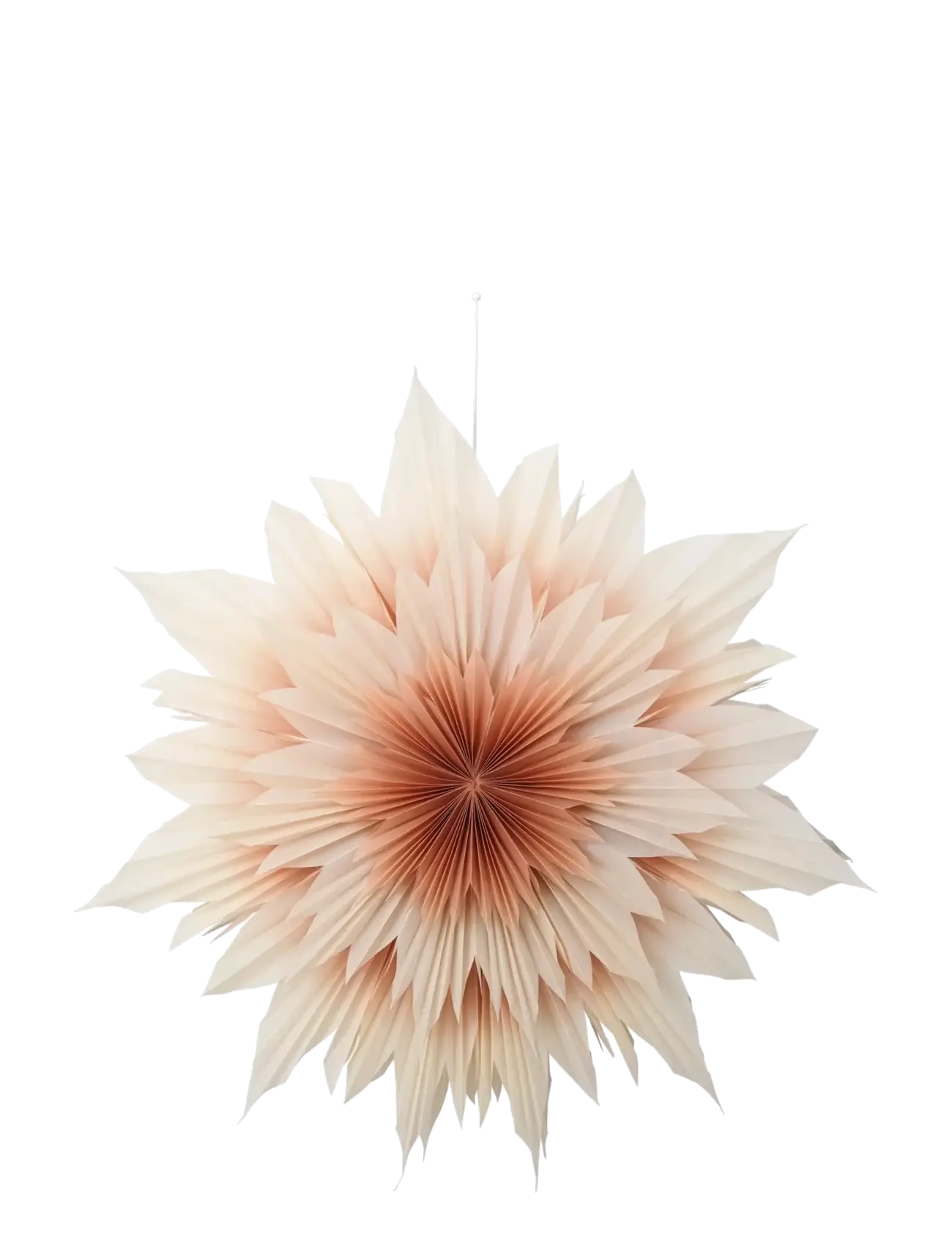 Broste Copenhagen Estelle Star Ornament - Christmas - RED / cream