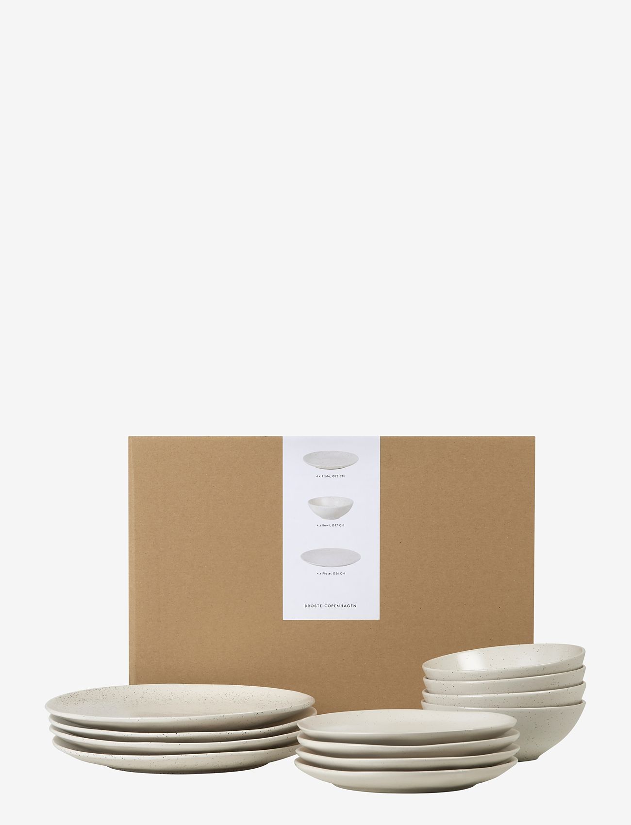 Broste Copenhagen - VANILLA - tallerkner - beige - 0