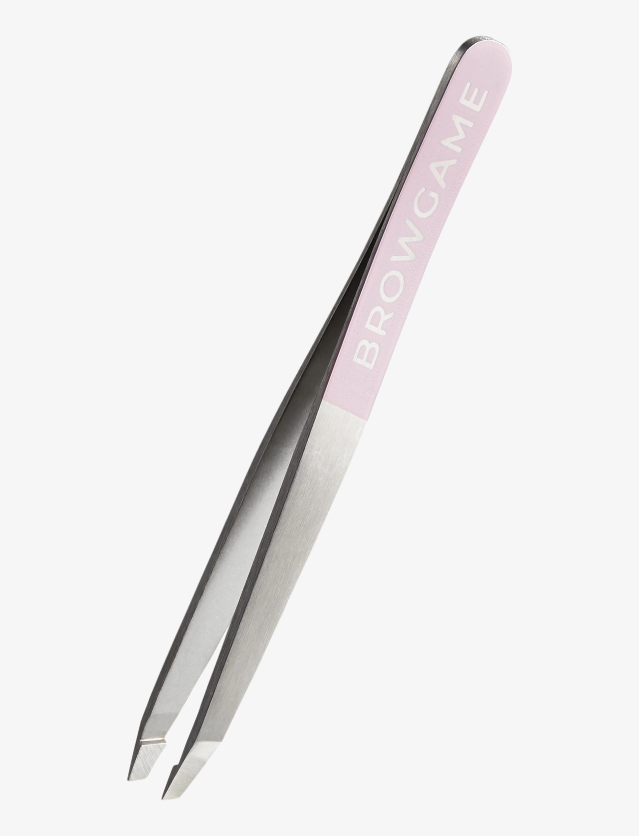 Browgame Cosmetics Original Tweezer Slanted Pink, Makeup udstyr, Pink, Str: ONE SIZE