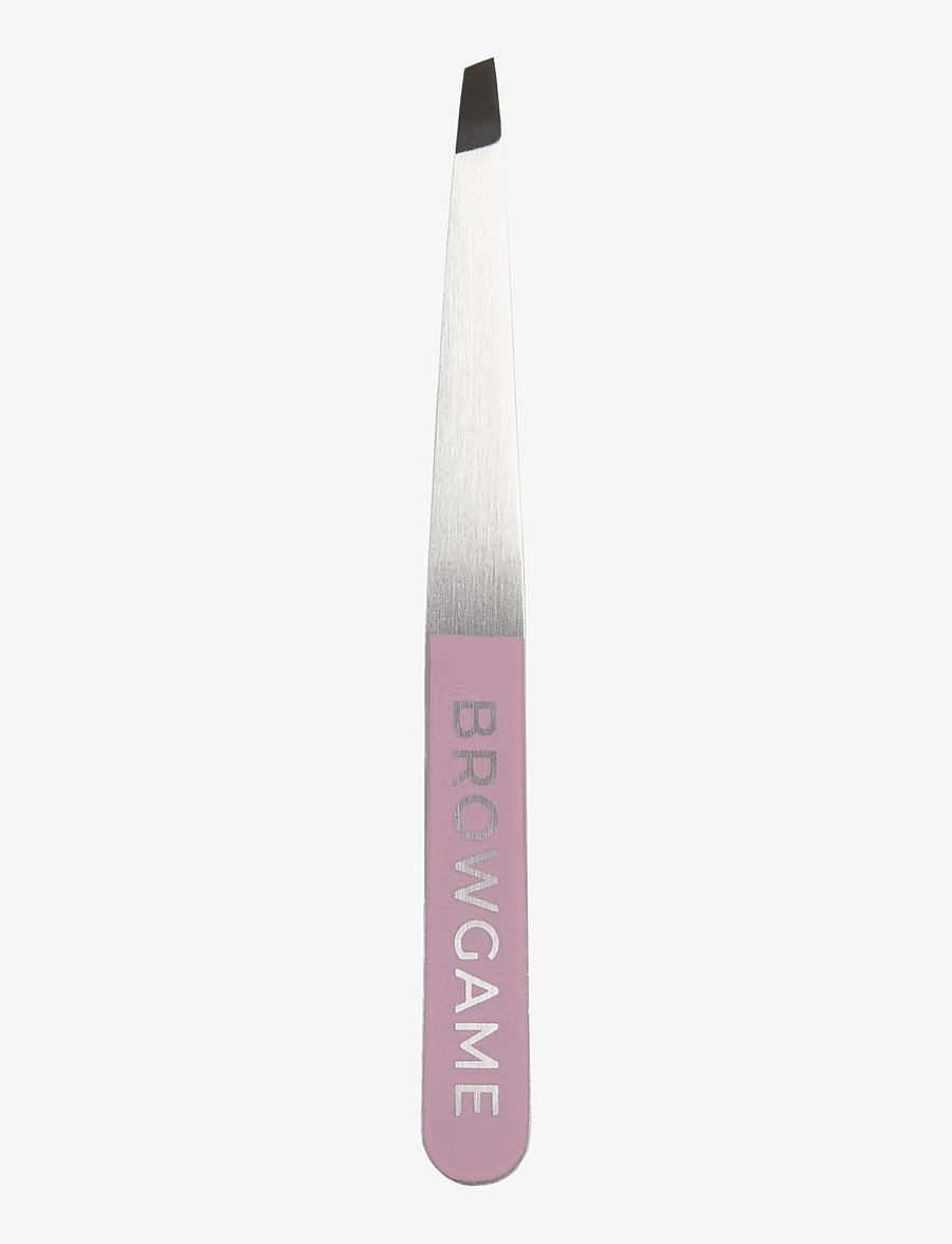 Browgame Cosmetics - Original Tweezer Slanted Pink - smink - pink - 1