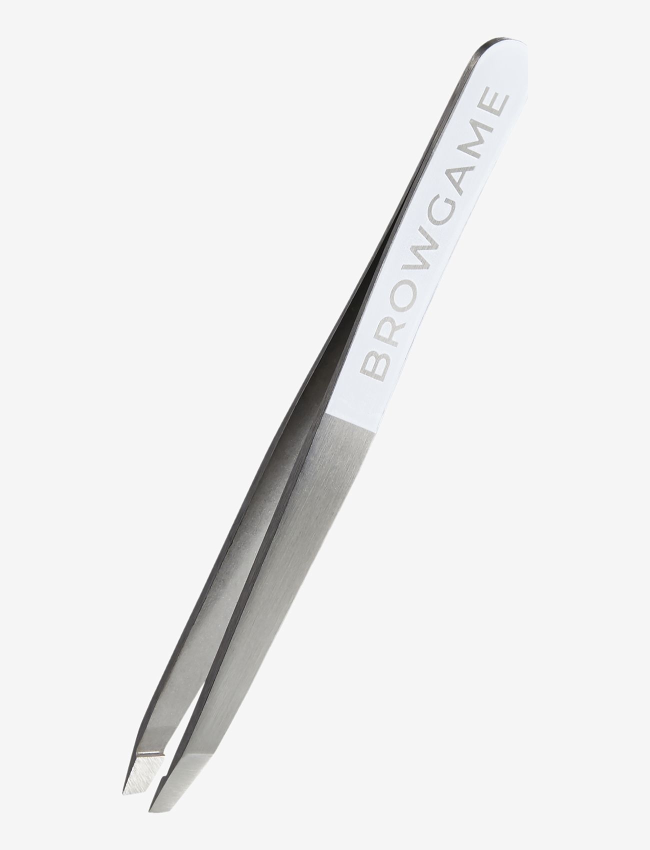 Browgame Cosmetics - Original Tweezer Slanted  White - sminke - white - 0