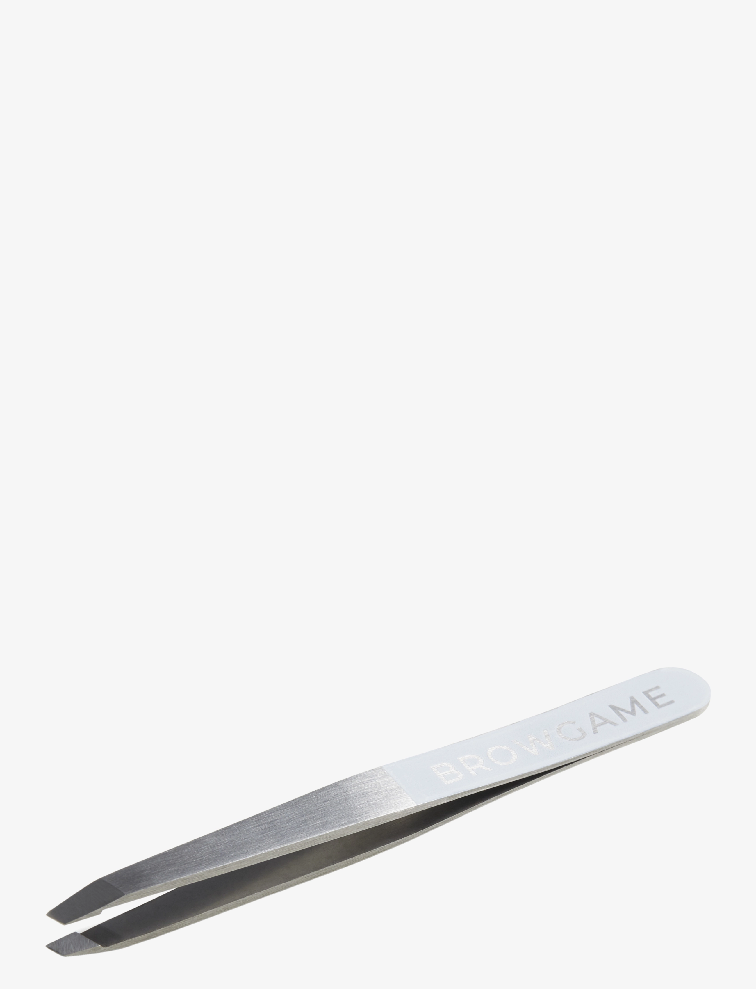 Browgame Cosmetics - Original Tweezer Slanted  White - meikit - white - 2