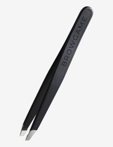 Signature Tweezer Slanted - Soft Touch - Blackout, Browgame Cosmetics