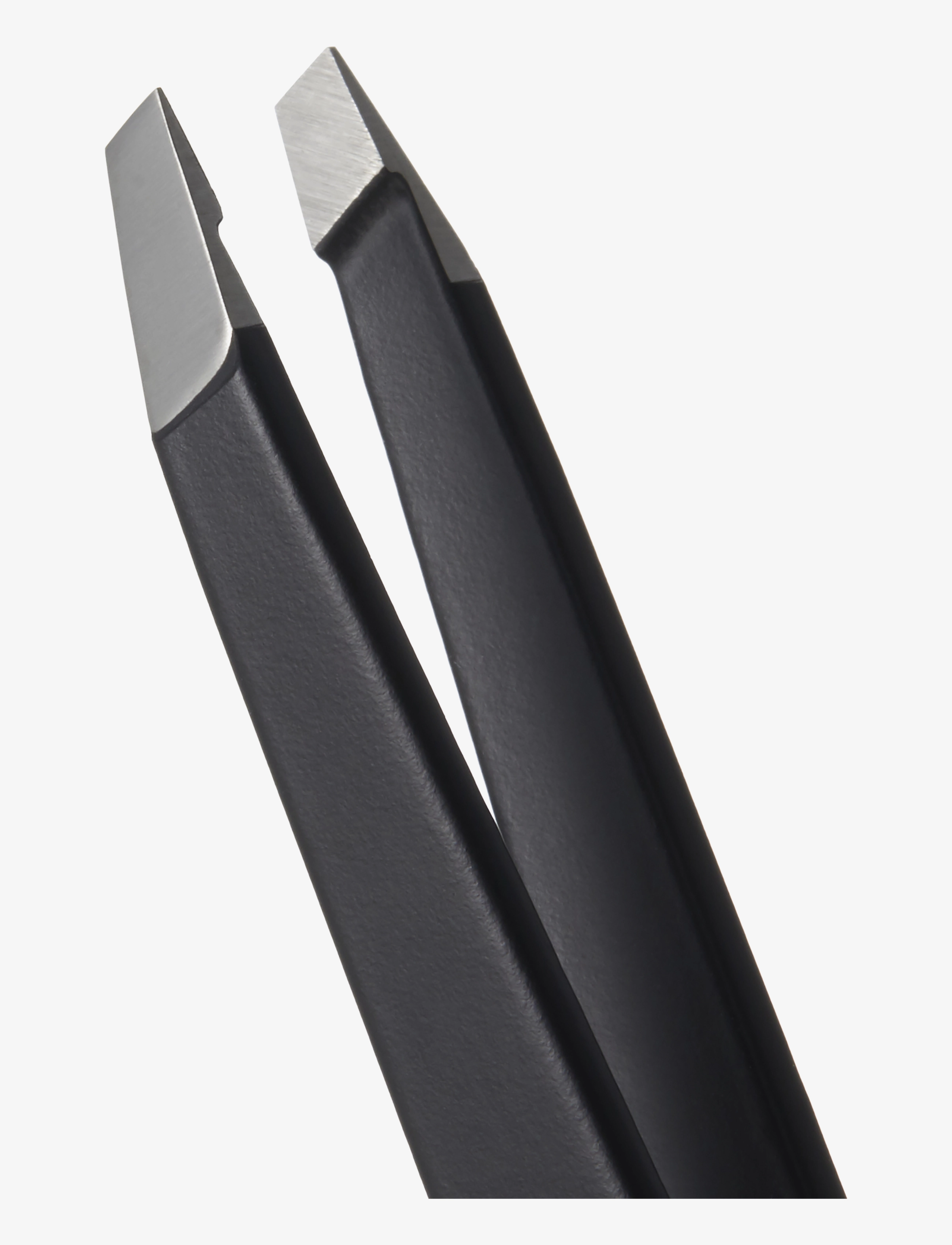 Browgame Cosmetics - Signature Tweezer Slanted  Soft Touch  Blackout - förðunarvörur - black - 3