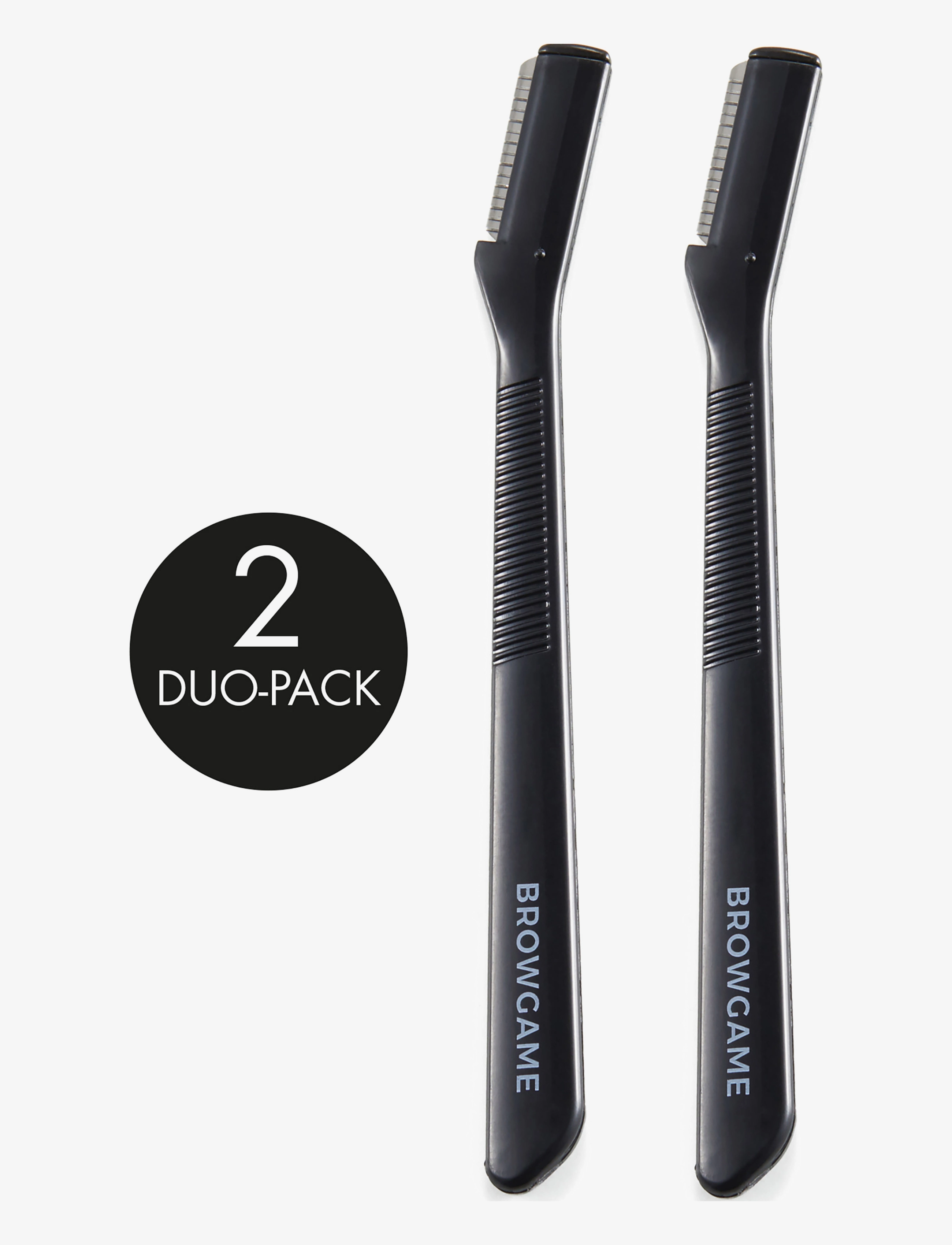 Browgame Cosmetics - Eyebrow Shaping Knife  Duo Pack - barbering - n/a - 4