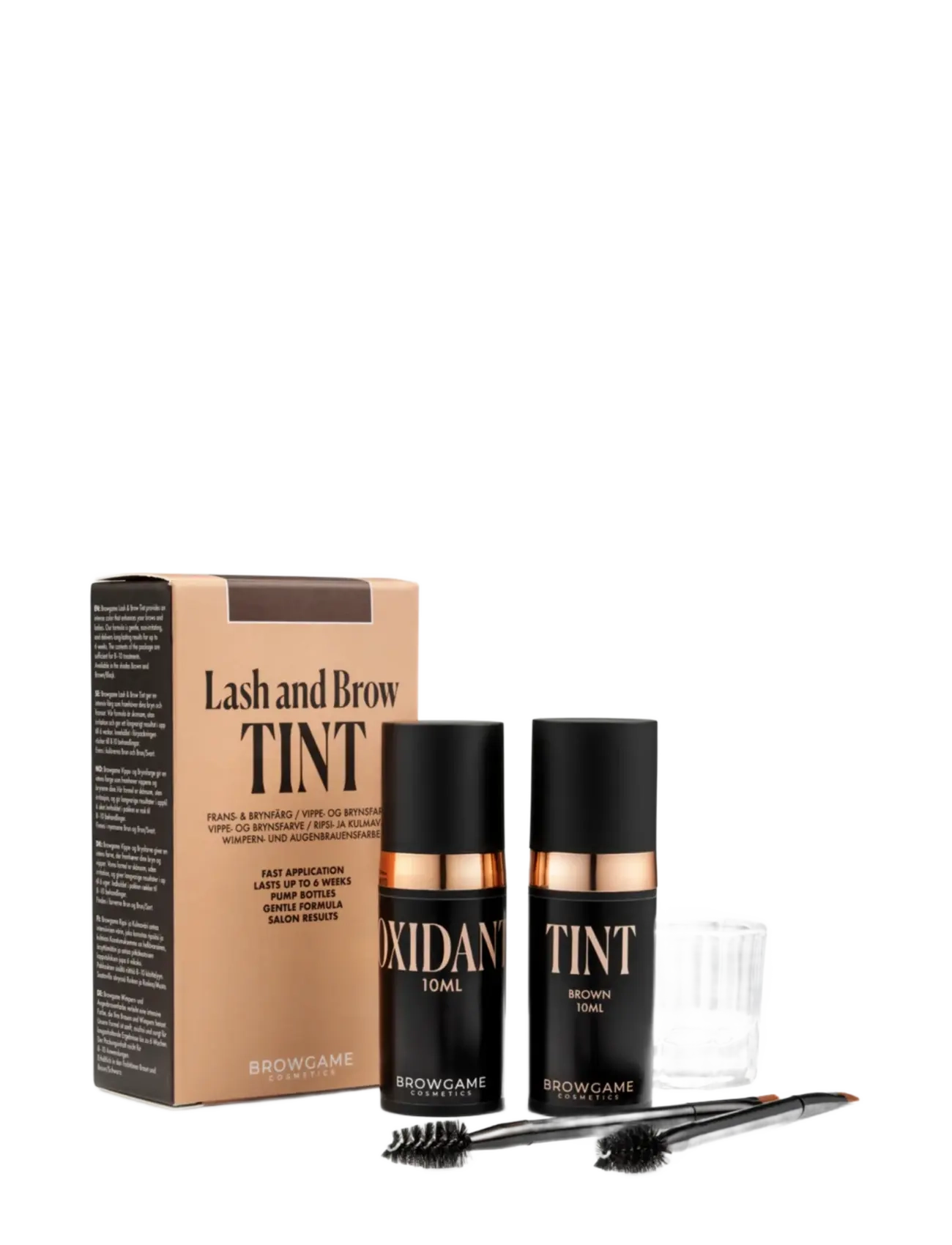 Browgame Cosmetics Lash & Brow Tint - Brown, 20 ml, Brown, Øjenbryn > Øjenbrynsblyant, Dame
