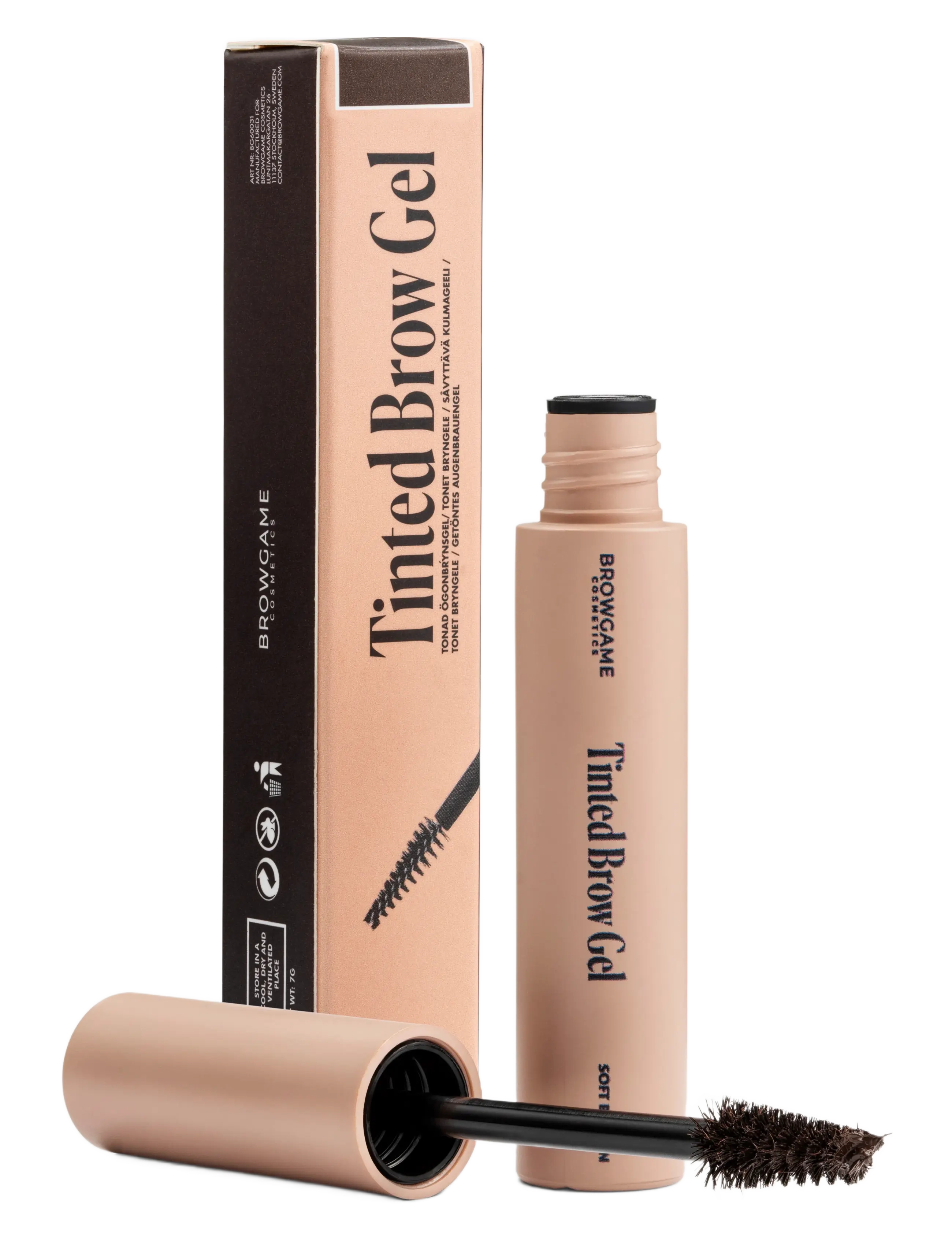 Browgame Cosmetics - Tinted Brow Gel - Soft Brown - Øjne & bryn - soft brown - 1