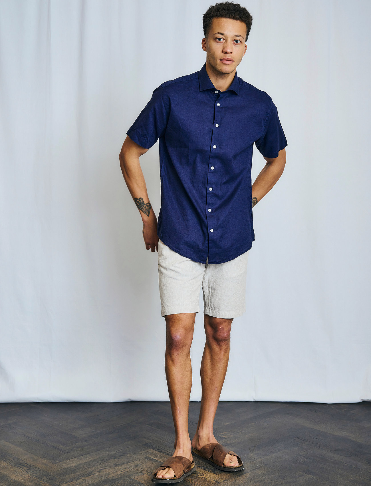 Bruun & Stengade Bs Hauger Casual Modern Fit Shirt - - M 2