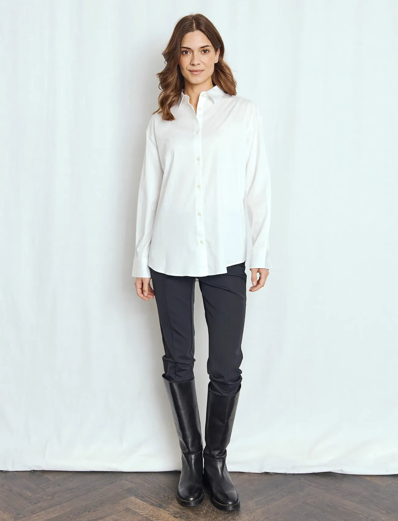Bruun & Stengade Bs Karita Regular Fit Shirt - White - 40