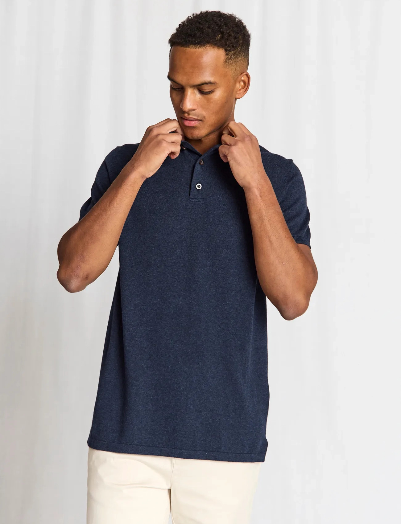Bruun & Stengade Bs Baldo Regular Fit Polo Shirt - Grey - S 2