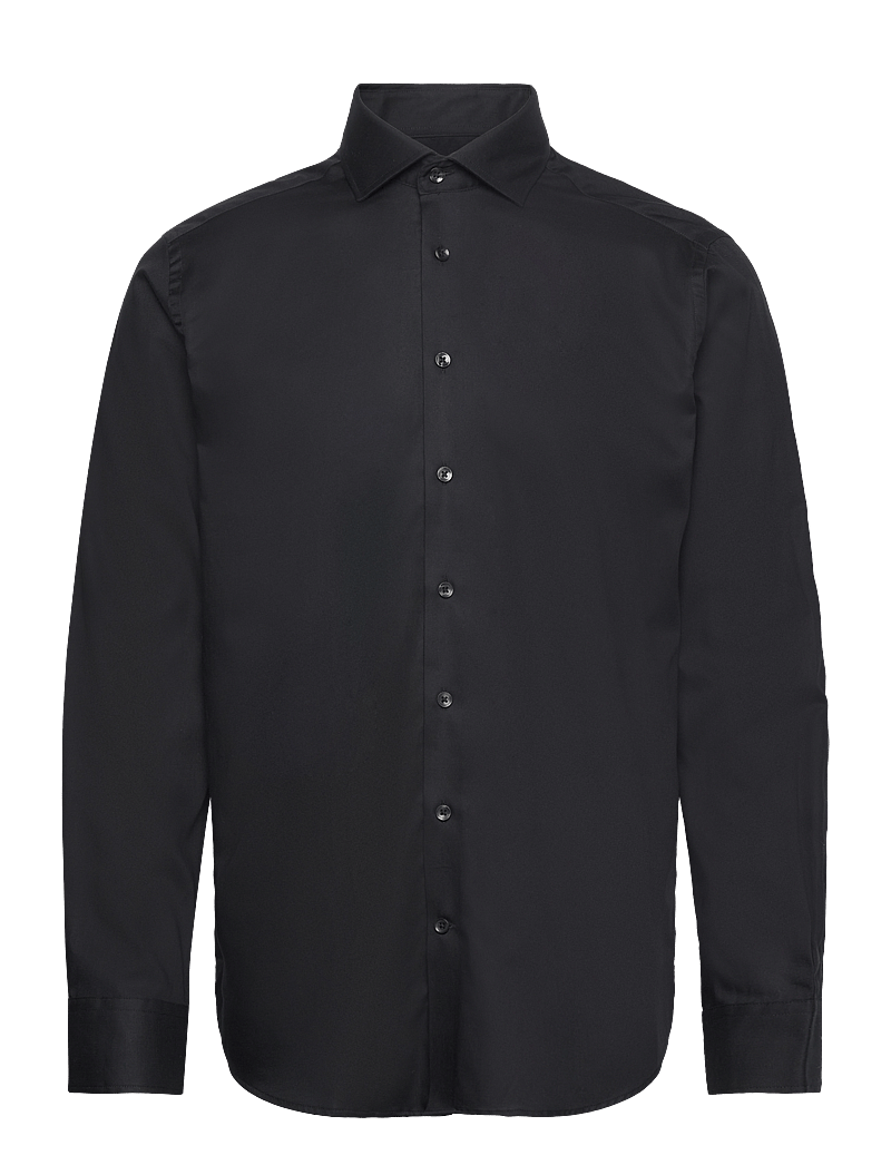 Bruun & Stengade - BS Begovic Modern Fit Shirt - pidulikud särgid - black - 0