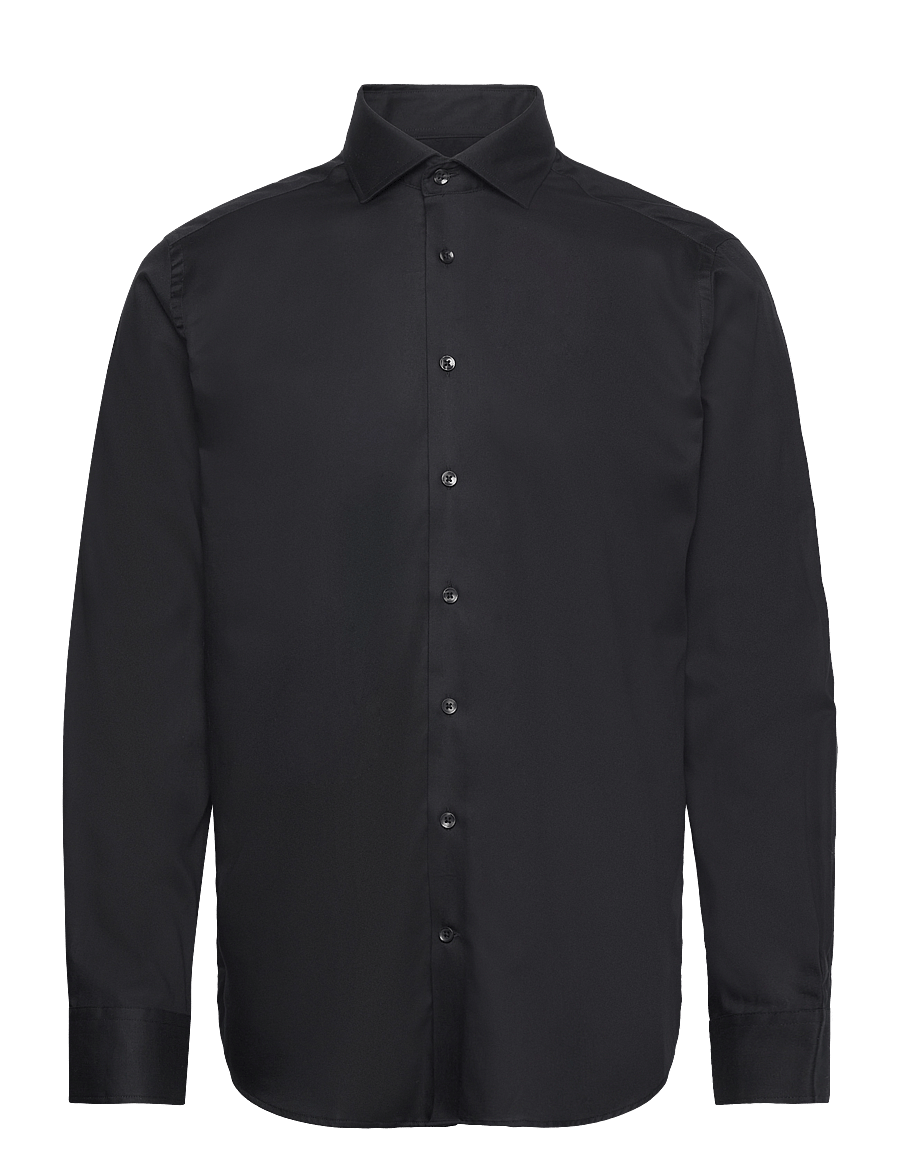 Bruun & Stengade - BS Begovic Modern Fit Shirt - formal shirts - black - 0