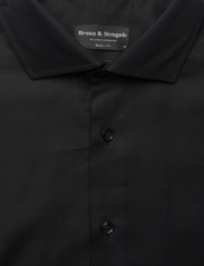 Bruun & Stengade - BS Begovic Modern Fit Shirt - tavalised t-särgid - black - 2