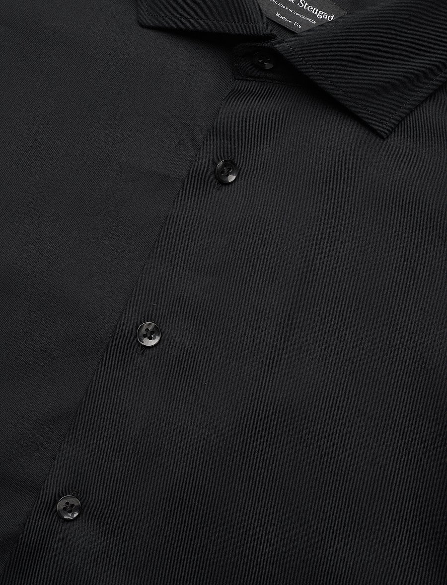 Bruun & Stengade - BS Begovic Modern Fit Shirt - formal shirts - black - 3