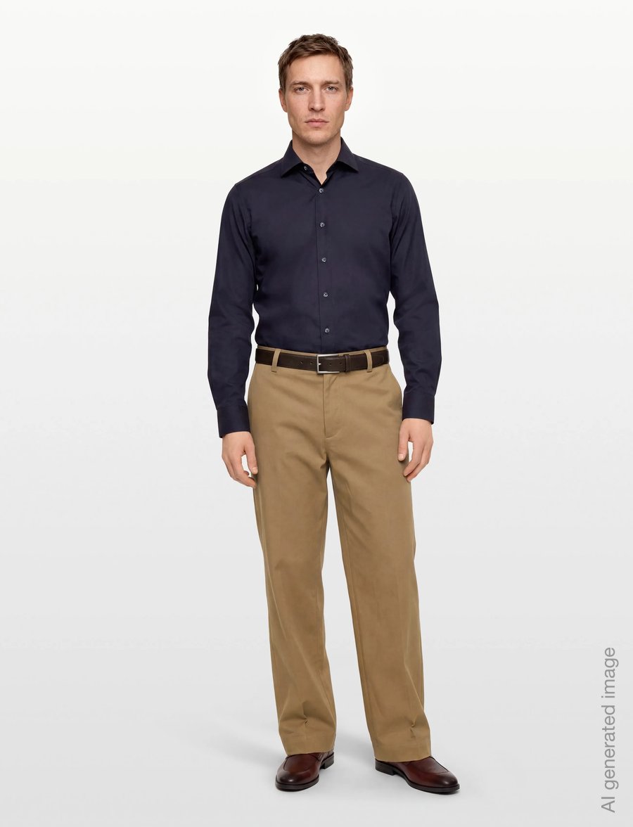 Bruun & Stengade - BS Begovic Modern Fit Shirt - formal shirts - navy - 0
