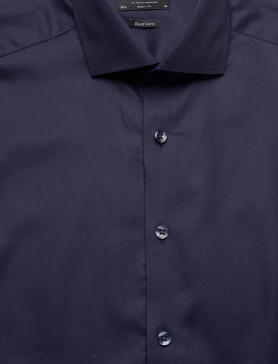 Bruun & Stengade - BS Begovic Modern Fit Shirt - formal shirts - navy - 5