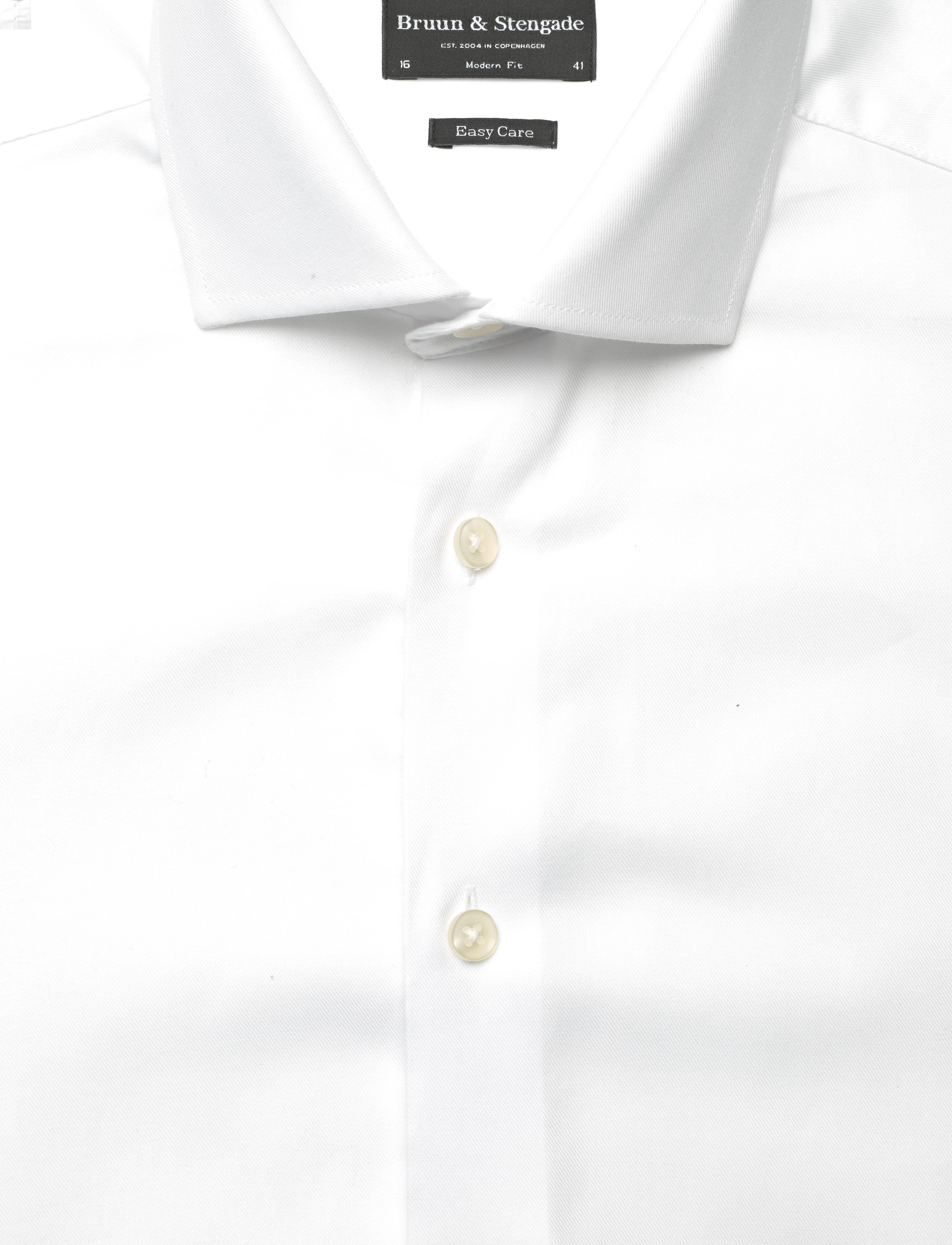 Bruun & Stengade - BS Begovic Modern Fit Shirt - formal shirts - white - 2