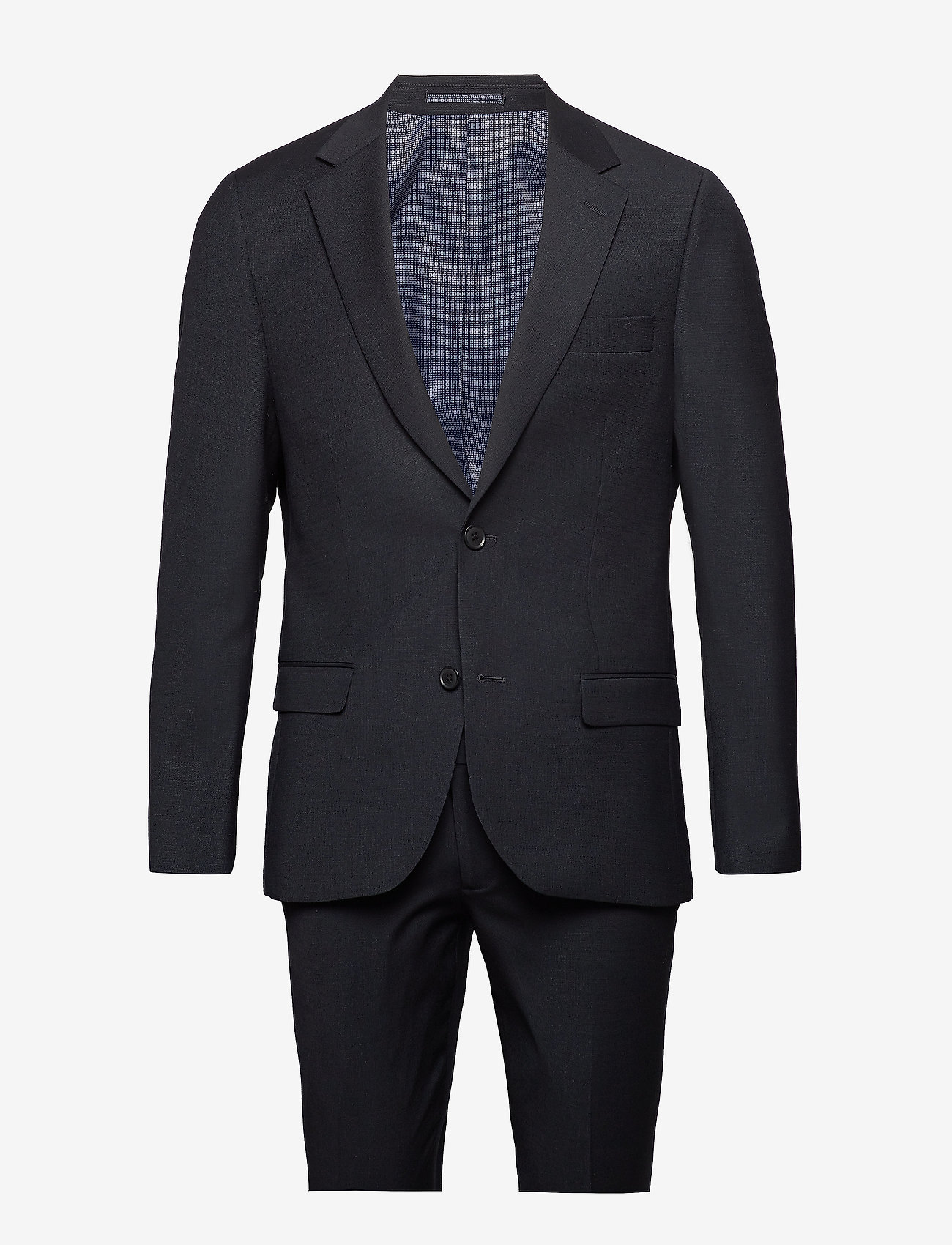 Bruun & Stengade - Hardmann, Suit Set - dobbeltradede jakkesæt - black - 0