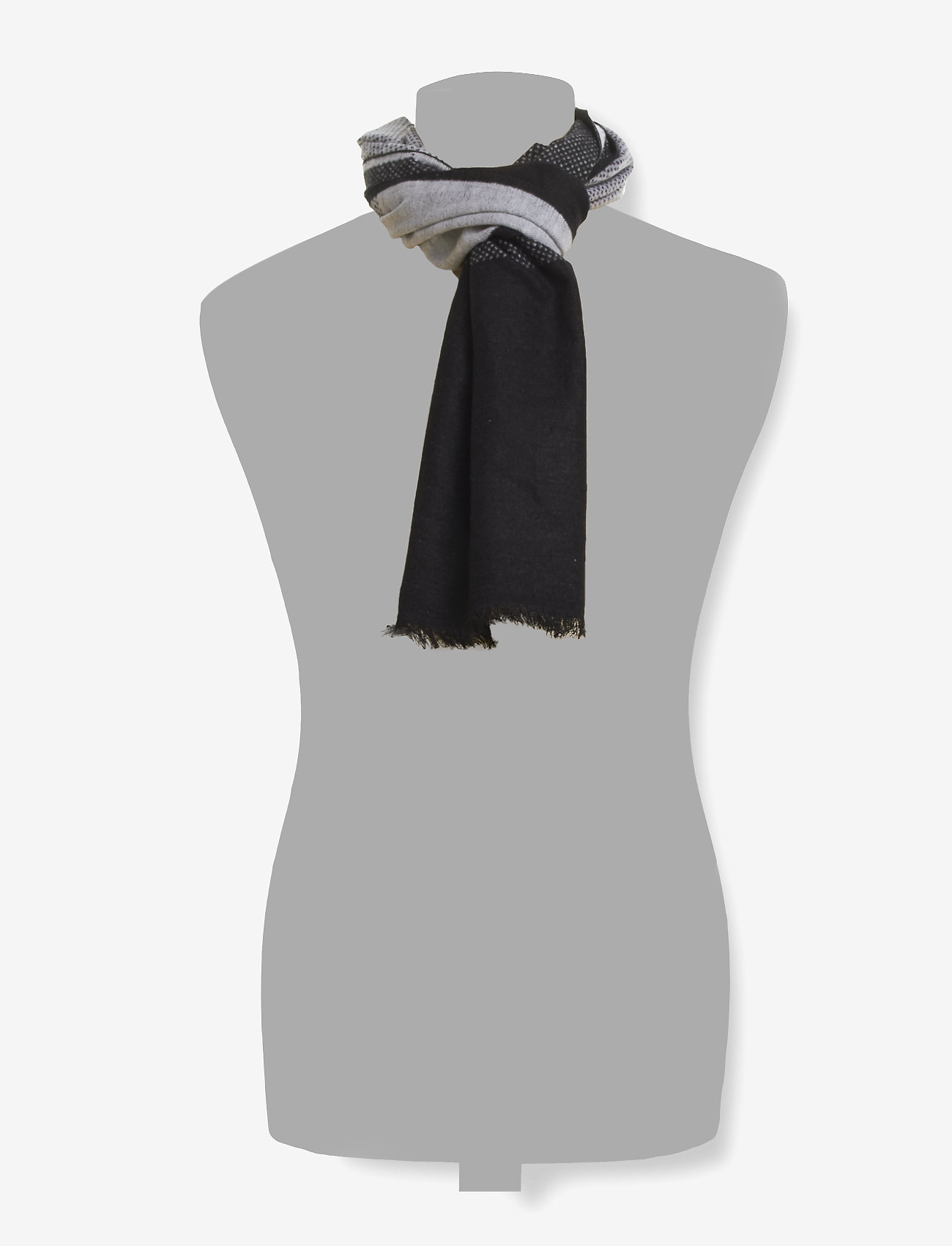 Bruun & Stengade - BS Scarf - blixem, black - 1