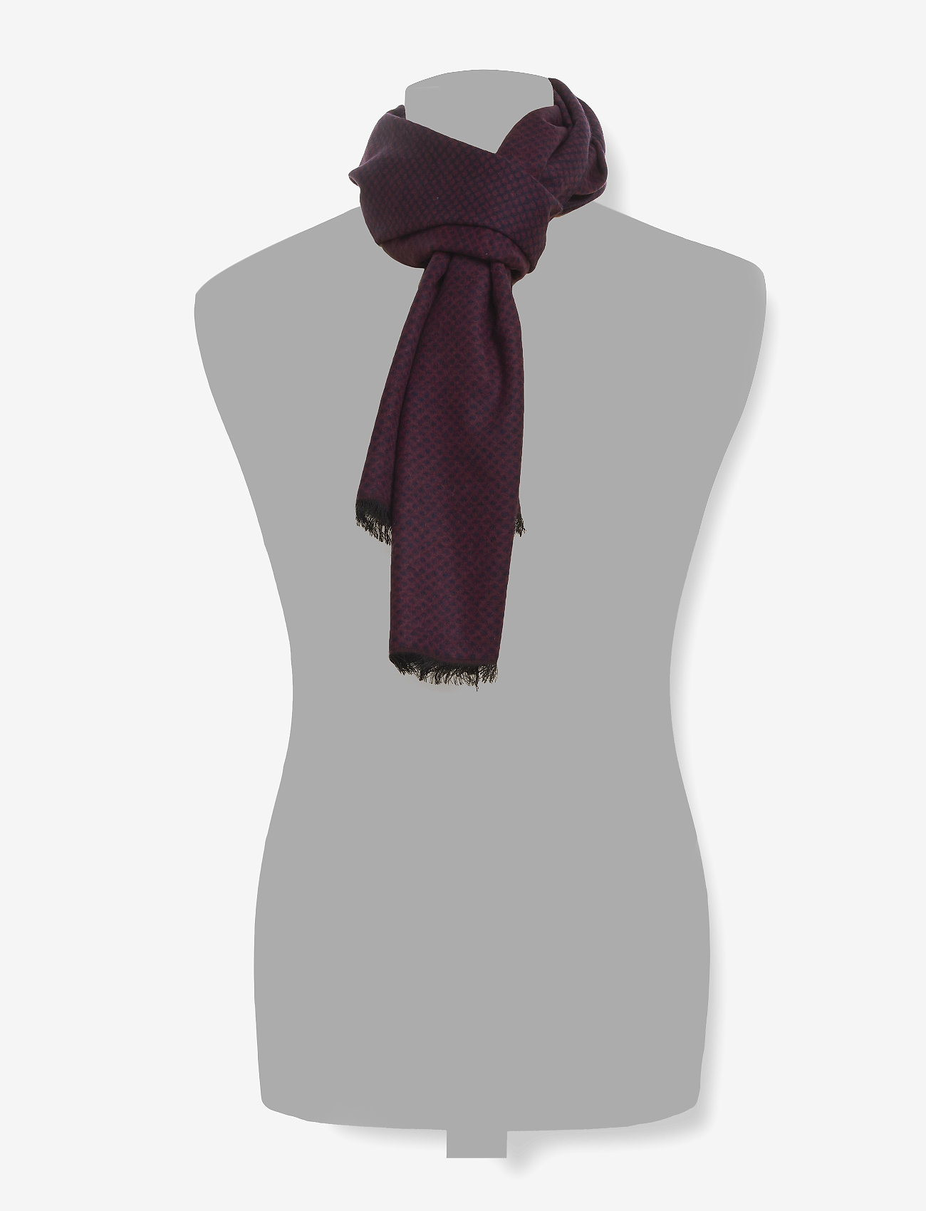 Bruun & Stengade - BS Scarf - dancer, bordeaux - 1