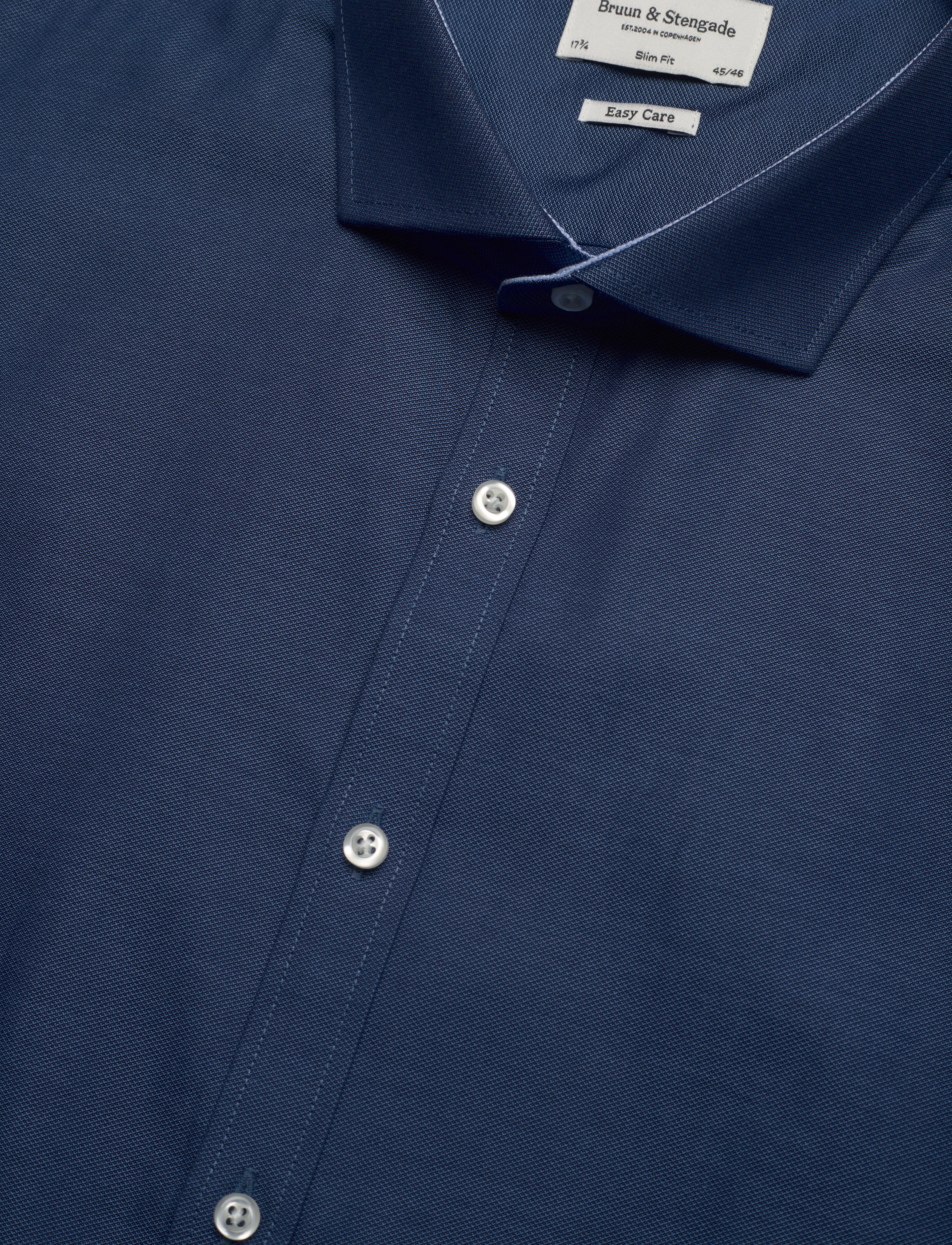 Bruun & Stengade - BS Beech Slim Fit Shirt - dark blue - 3