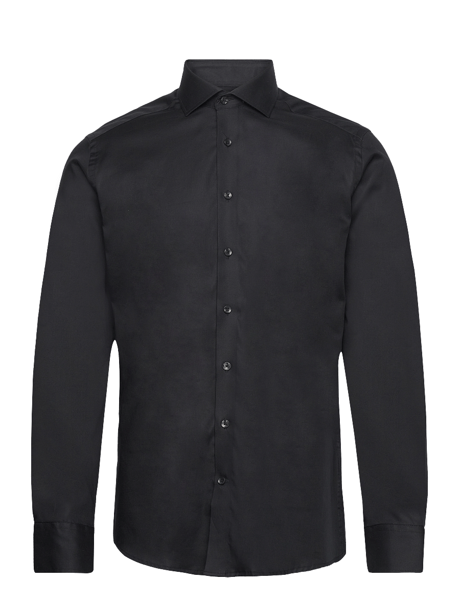 Bruun & Stengade - BS Miles Slim Fit Shirt - formelle hemden - black - 0