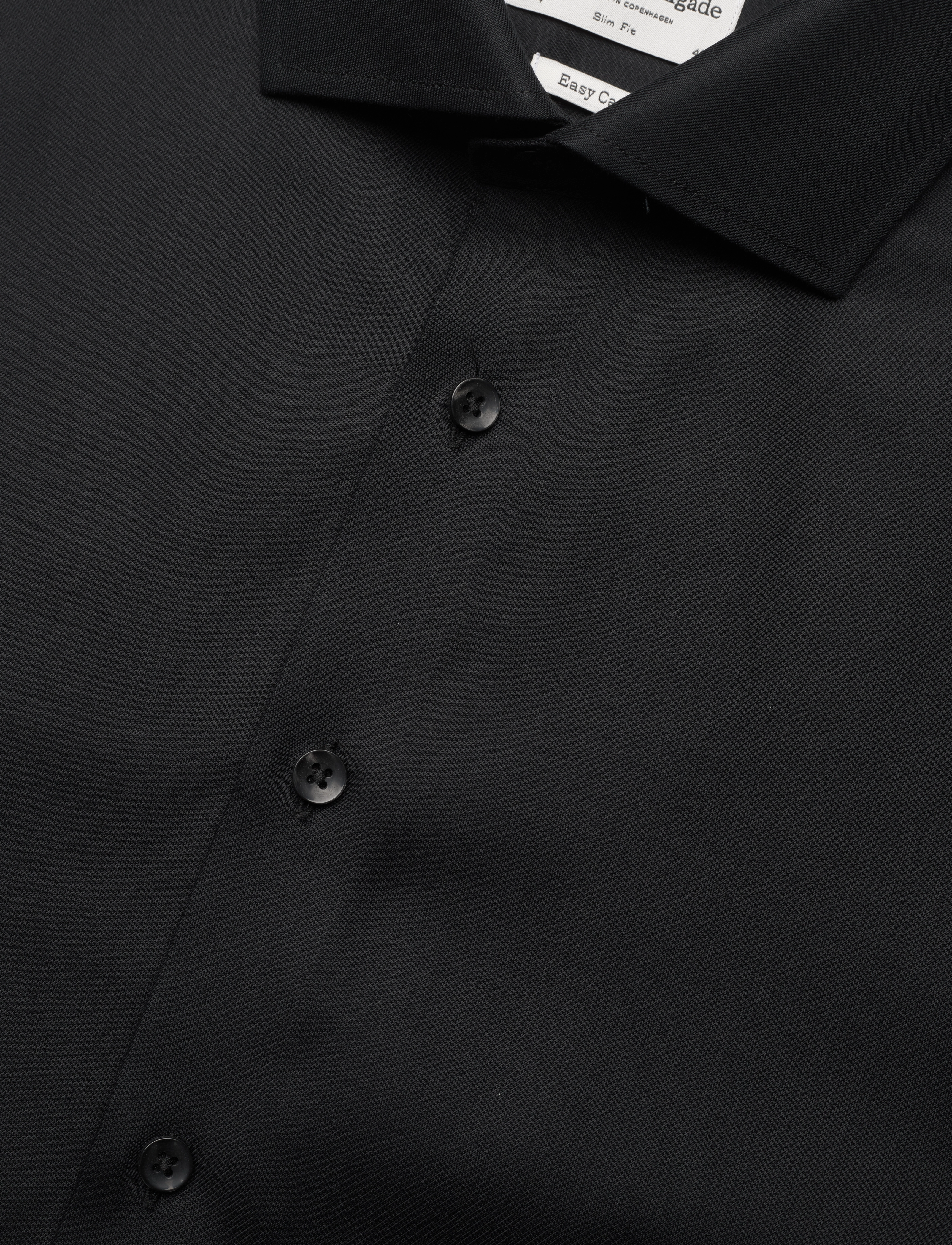 Bruun & Stengade - BS Miles Slim Fit Shirt - formelle hemden - black - 3
