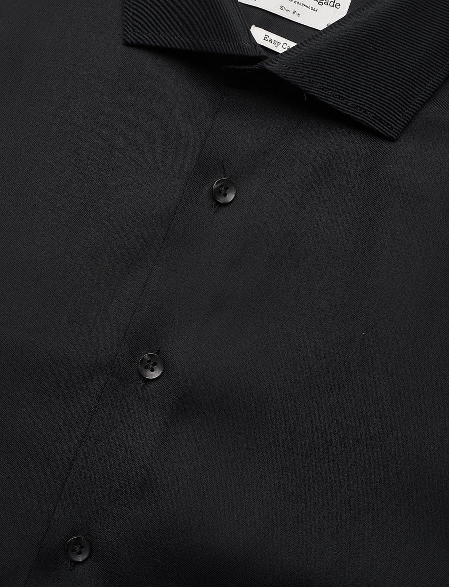 Bruun & Stengade - BS Miles Slim Fit Shirt - formelle hemden - black - 3