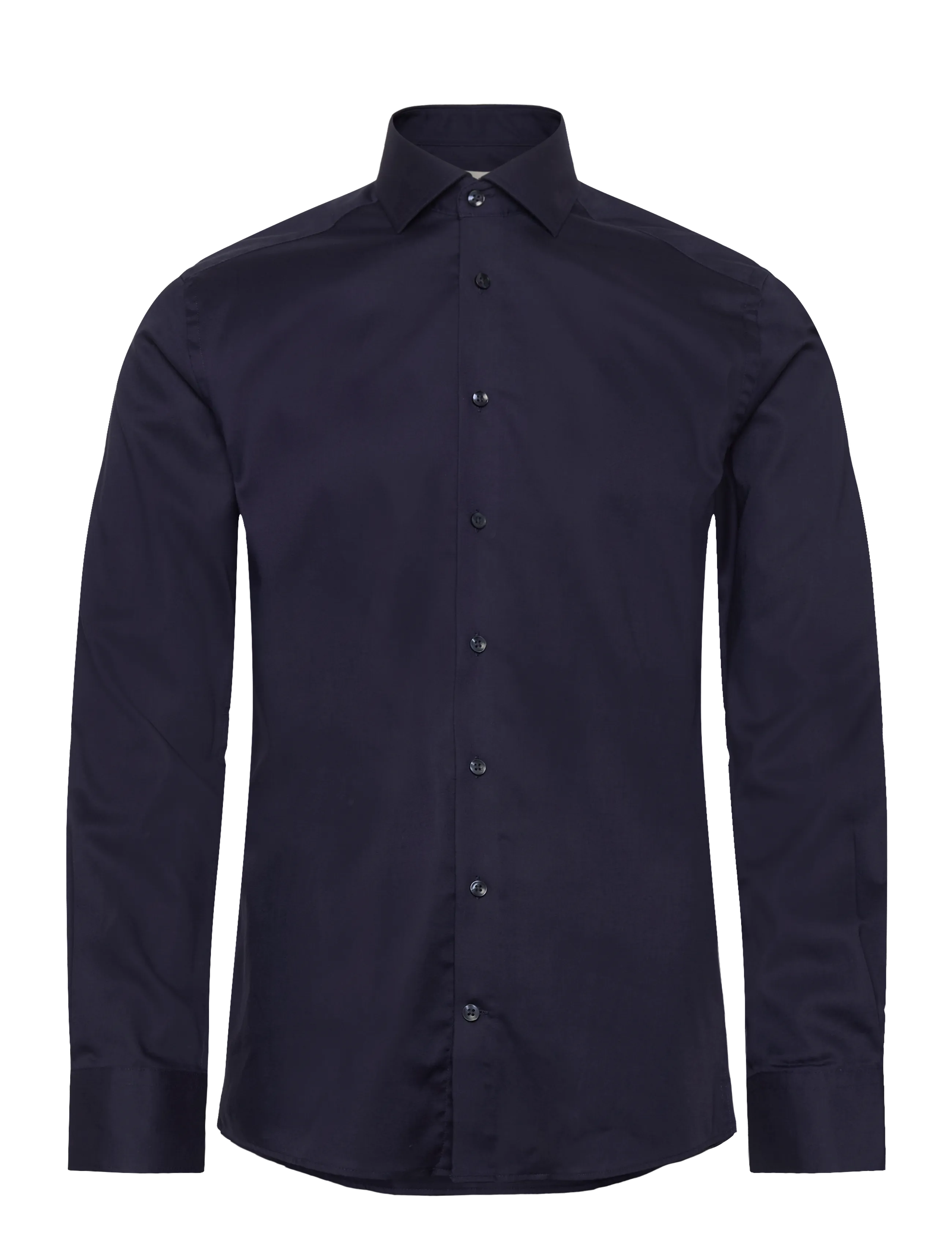 Bruun & Stengade BS Miles Slim Fit Shirt - Kleidung - NAVY / navy