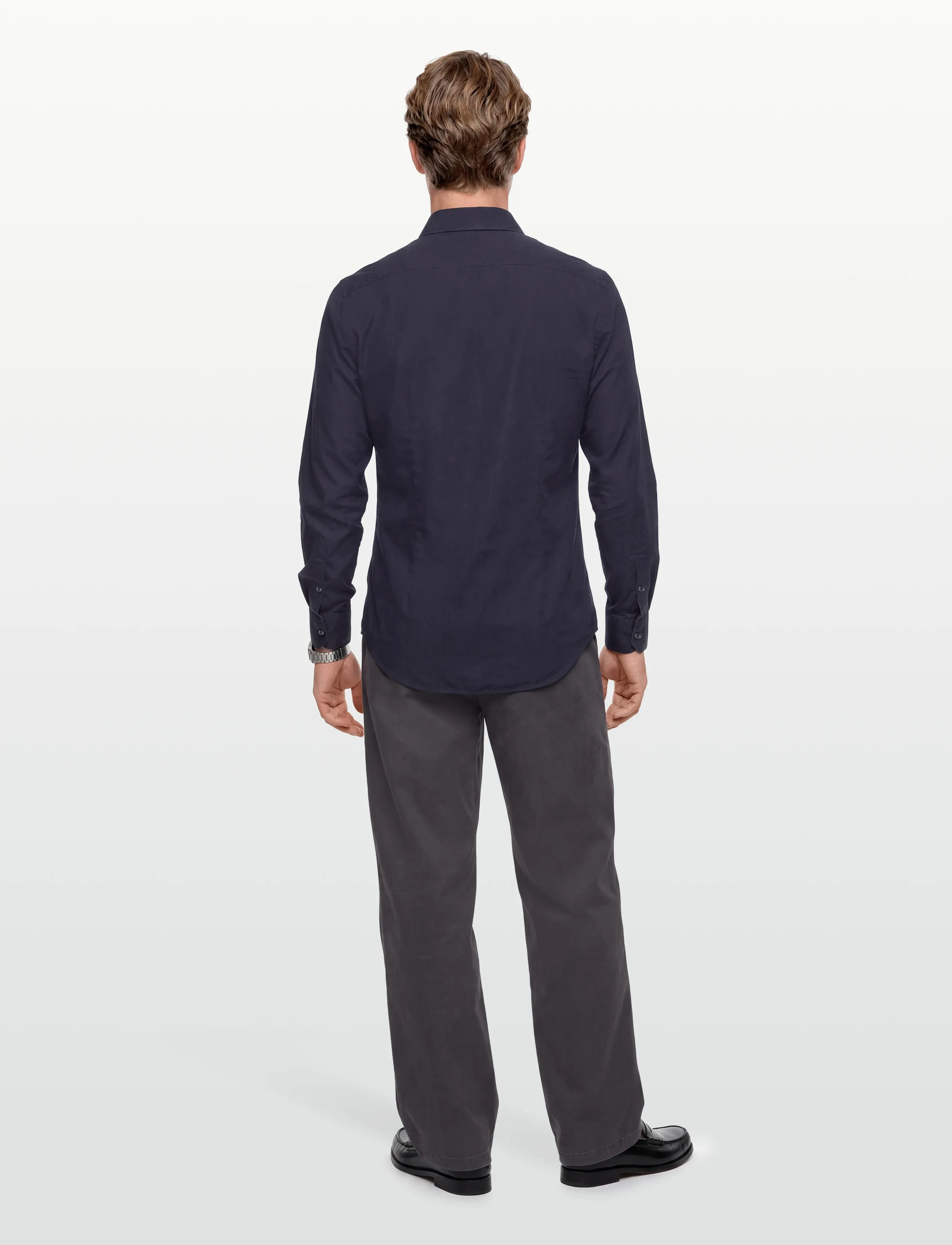 Bruun & Stengade - BS Miles Slim Fit Shirt - formelle hemden - navy - 4