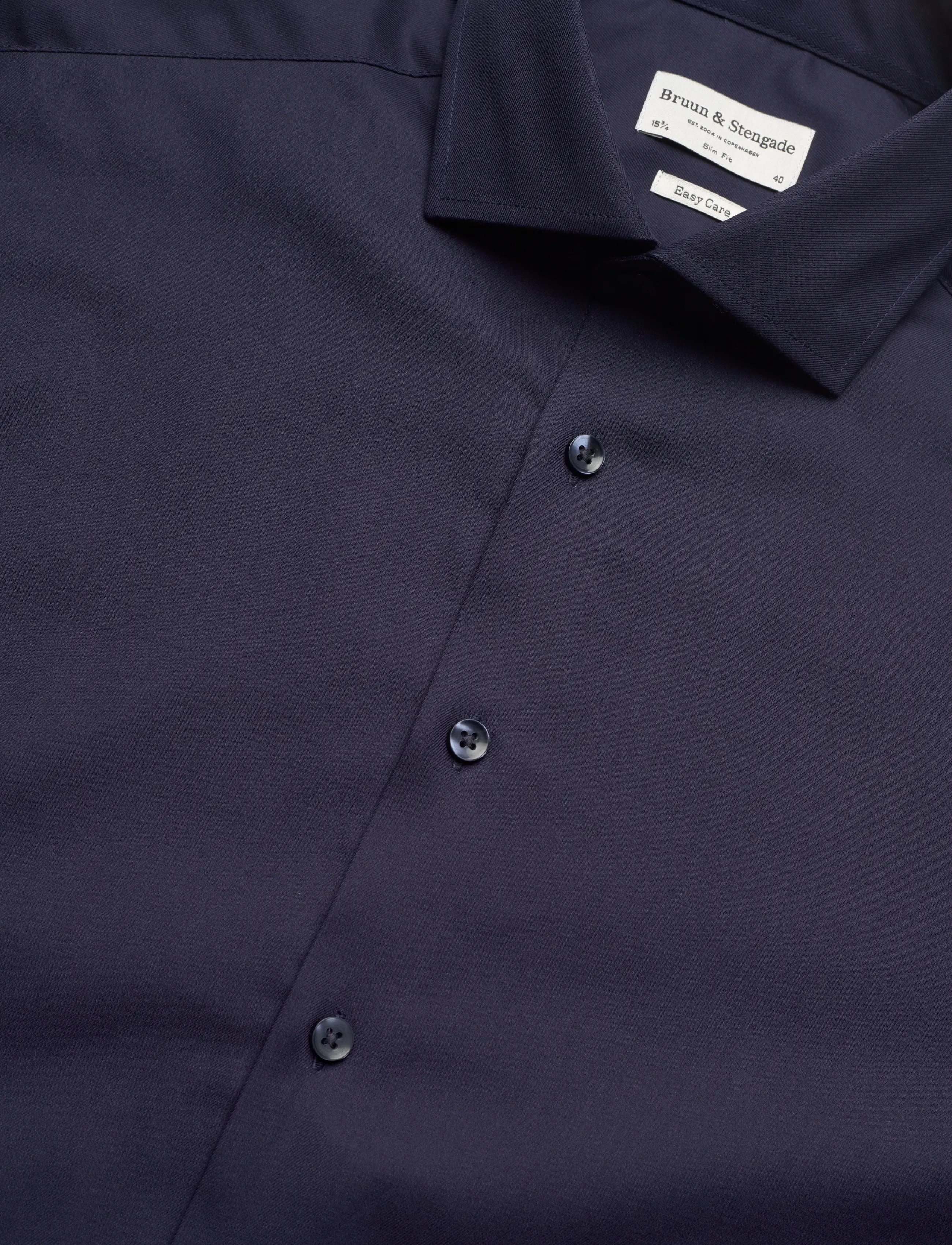 Bruun & Stengade - BS Miles Slim Fit Shirt - formelle hemden - navy - 3