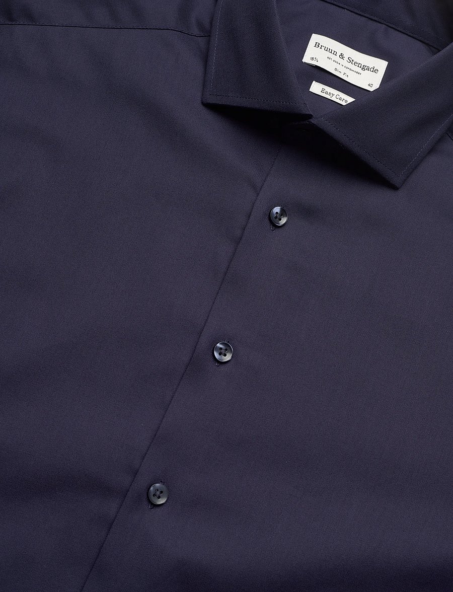 Bruun & Stengade - BS Miles Slim Fit Shirt - formelle hemden - navy - 3