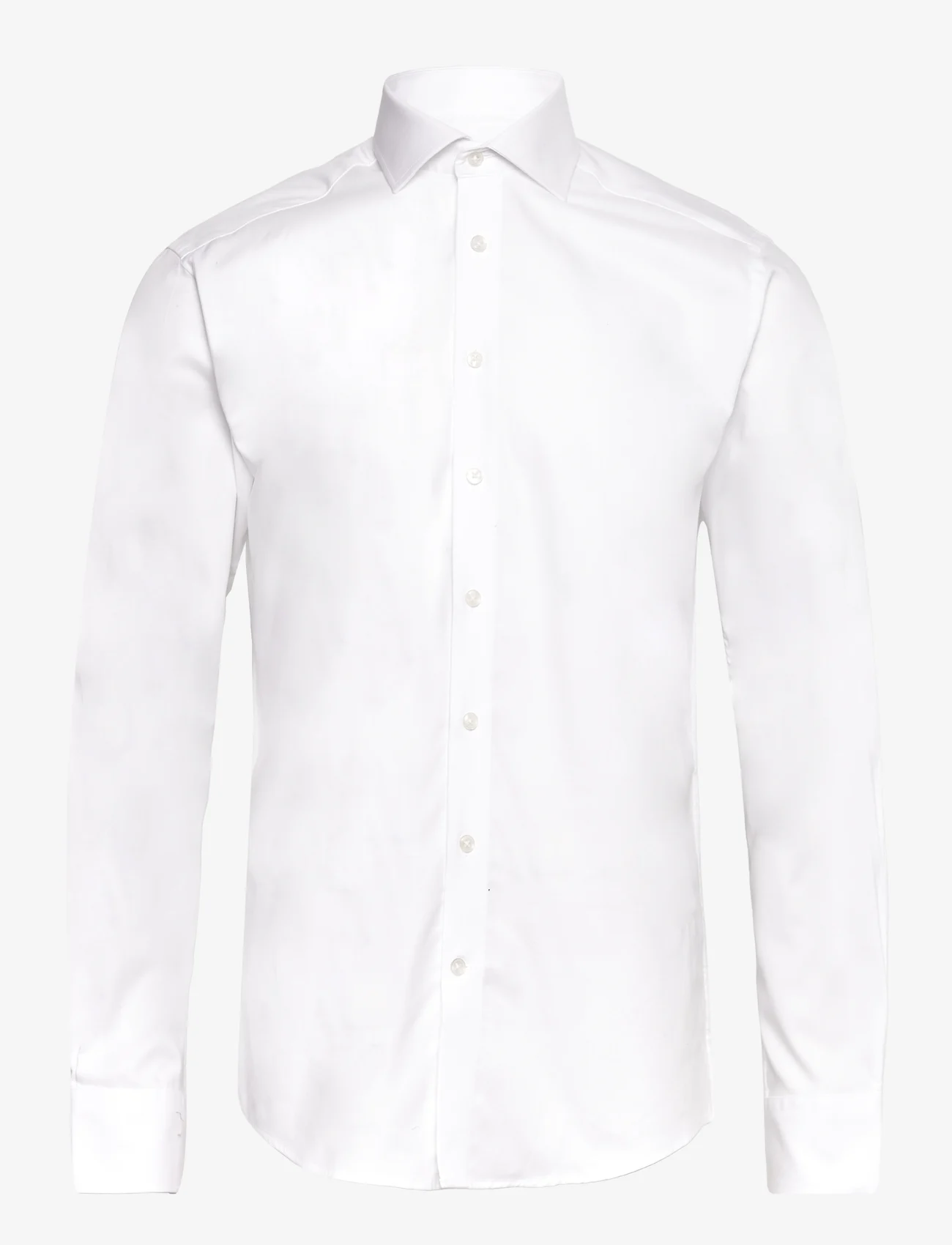 Bruun & Stengade - BS Miles Slim Fit Shirt - basic krekli - white - 0