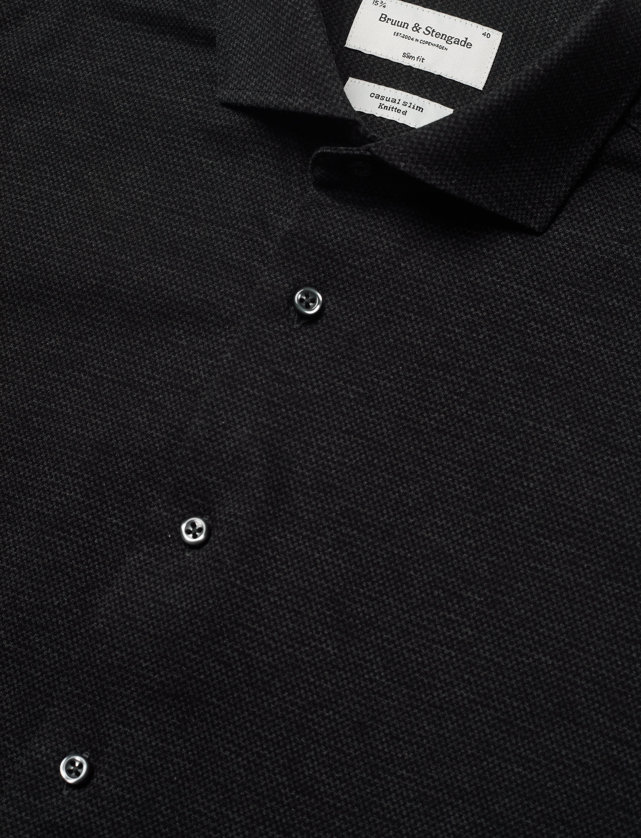 Bruun & Stengade - BS Kruijswijk, Slim Fit - charcoal - 3